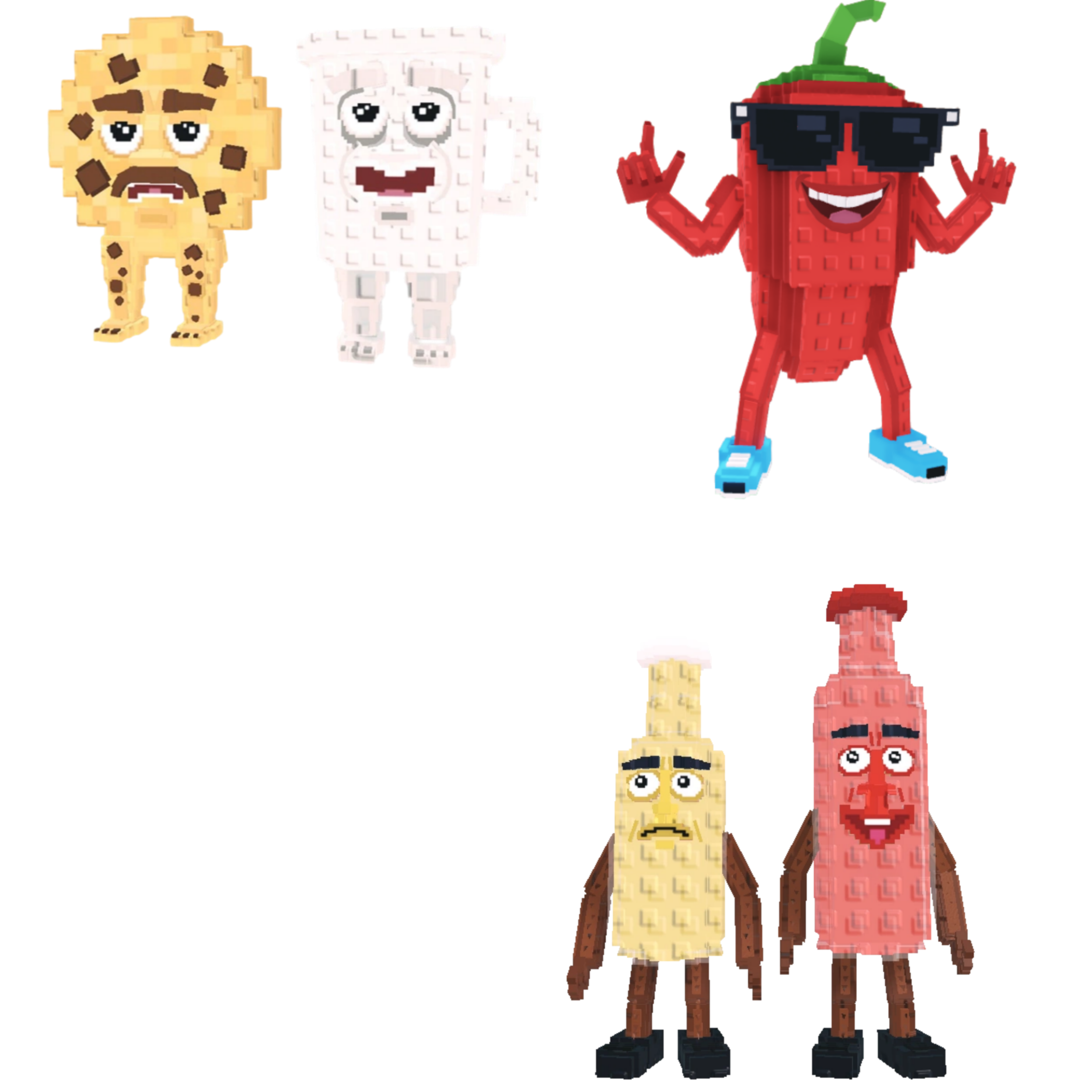 [BUNDLE] - 🏆 1x Cooki and Milki 🏆 1x Chillin Chili 🏆 1x Ketchuru and Musturu