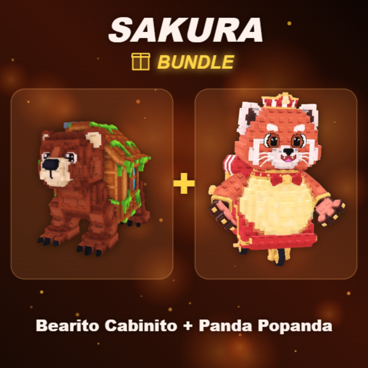 📦 BUNDLE ⭐ Bearito Cabinito + Panda Popanda ⭐