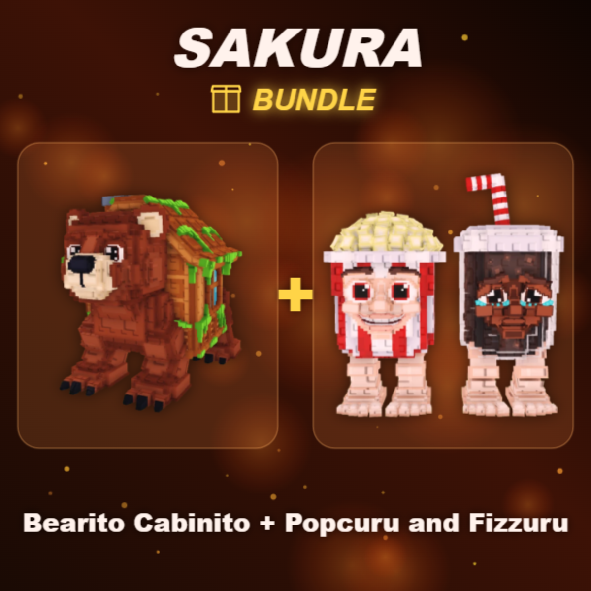 📦 BUNDLE ⭐ Bearito Cabinito + Popcuru and Fizzuru ⭐