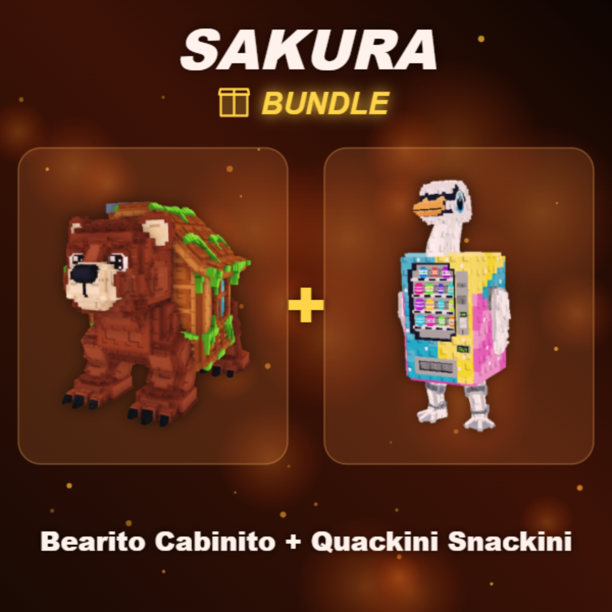 📦 BUNDLE ⭐ Bearito Cabinito + Quackini Snackini ⭐