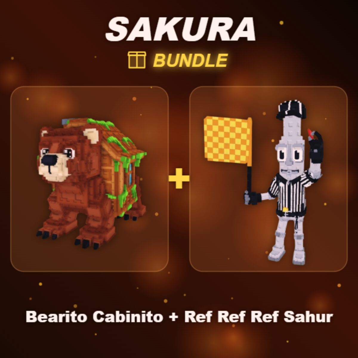 📦 BUNDLE ⭐ Bearito Cabinito + Ref Ref Ref Sahur ⭐