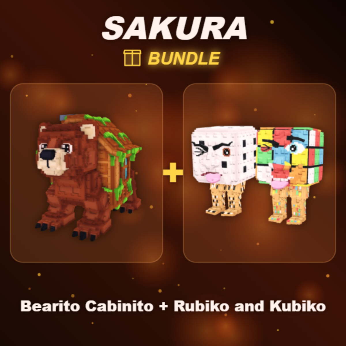 📦 BUNDLE ⭐ Bearito Cabinito + Rubiko and Kubiko ⭐