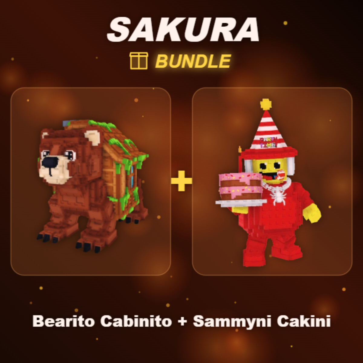 📦 BUNDLE ⭐ Bearito Cabinito + Sammyni Cakini ⭐