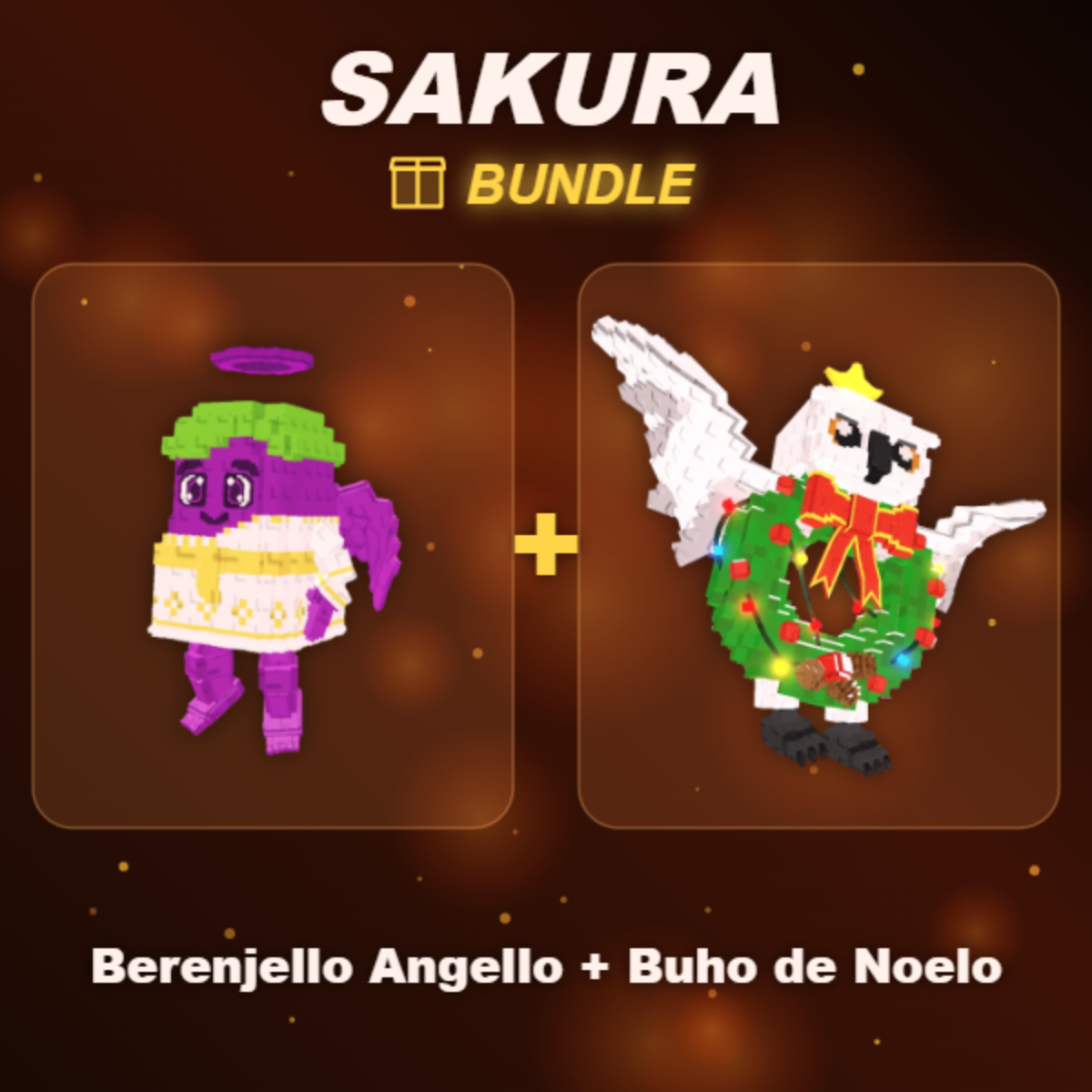 📦 BUNDLE ⭐ Berenjello Angello + Buho de Noelo ⭐