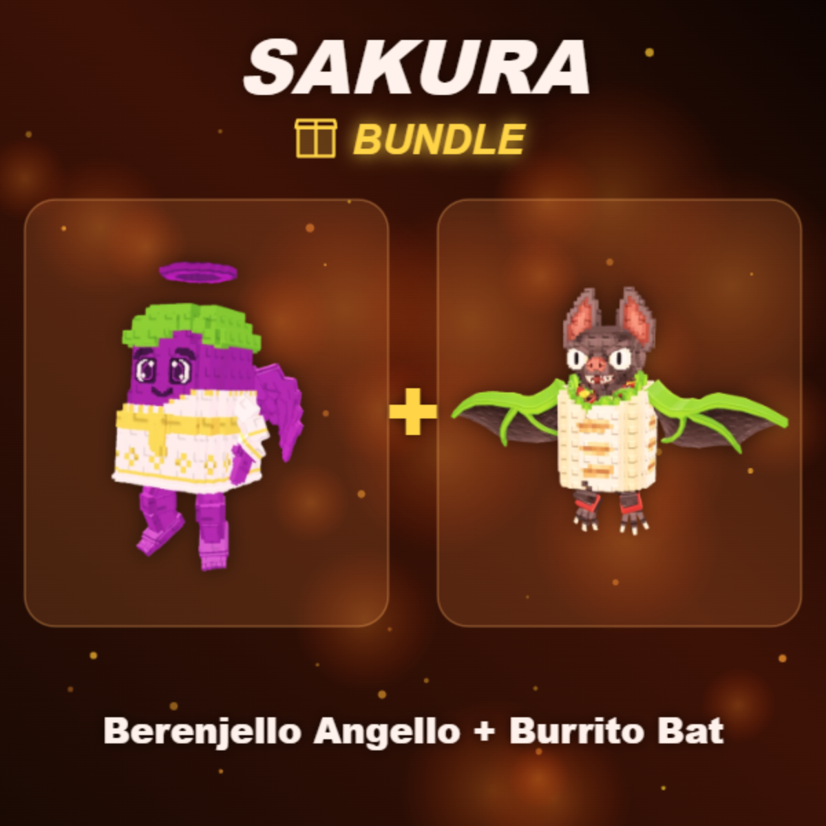 📦 BUNDLE ⭐ Berenjello Angello + Burrito Bat ⭐