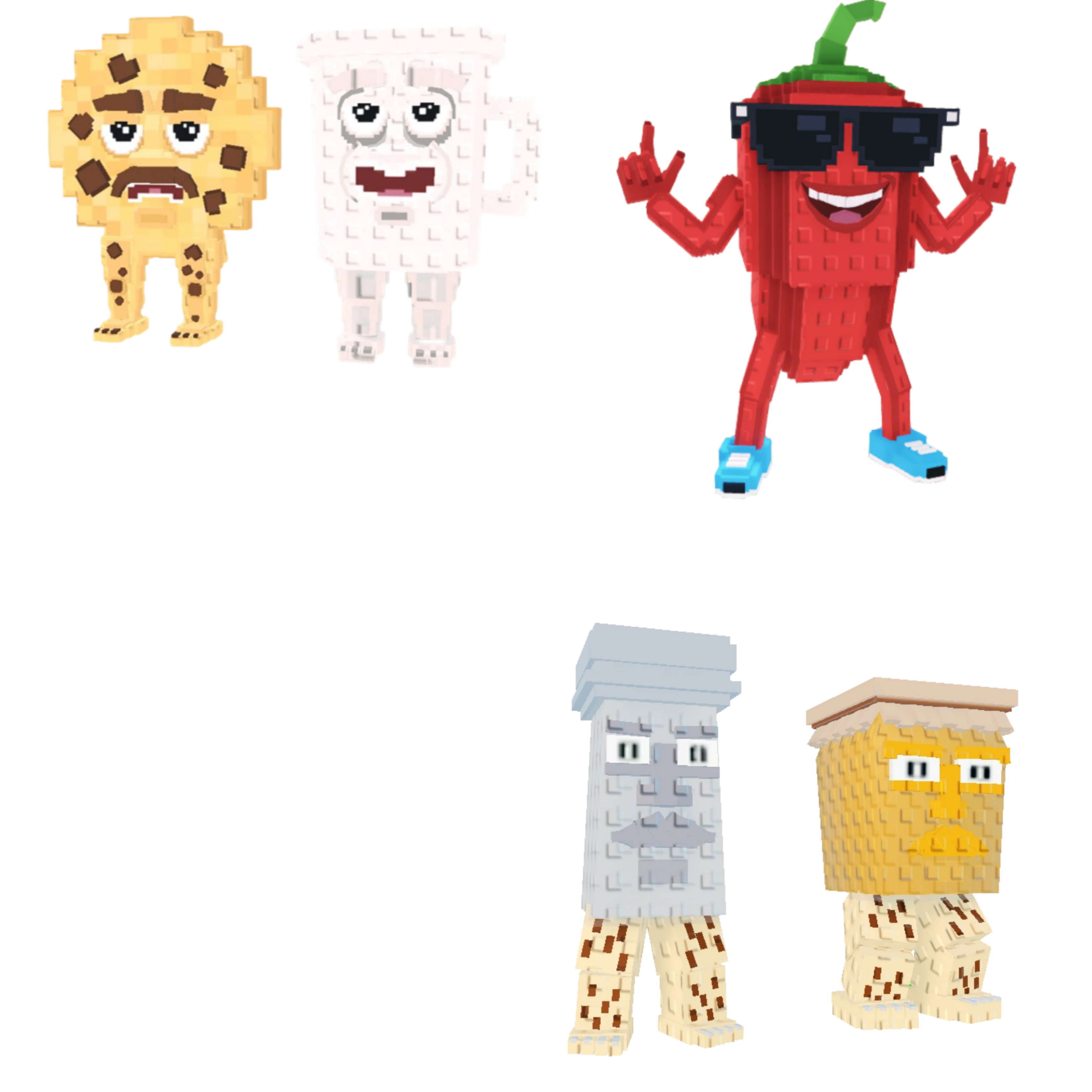 [BUNDLE] - 🔫 1x Cooki and Milki 🔫 1x Garama and Madundung 🔫 1x Chillin Chili
