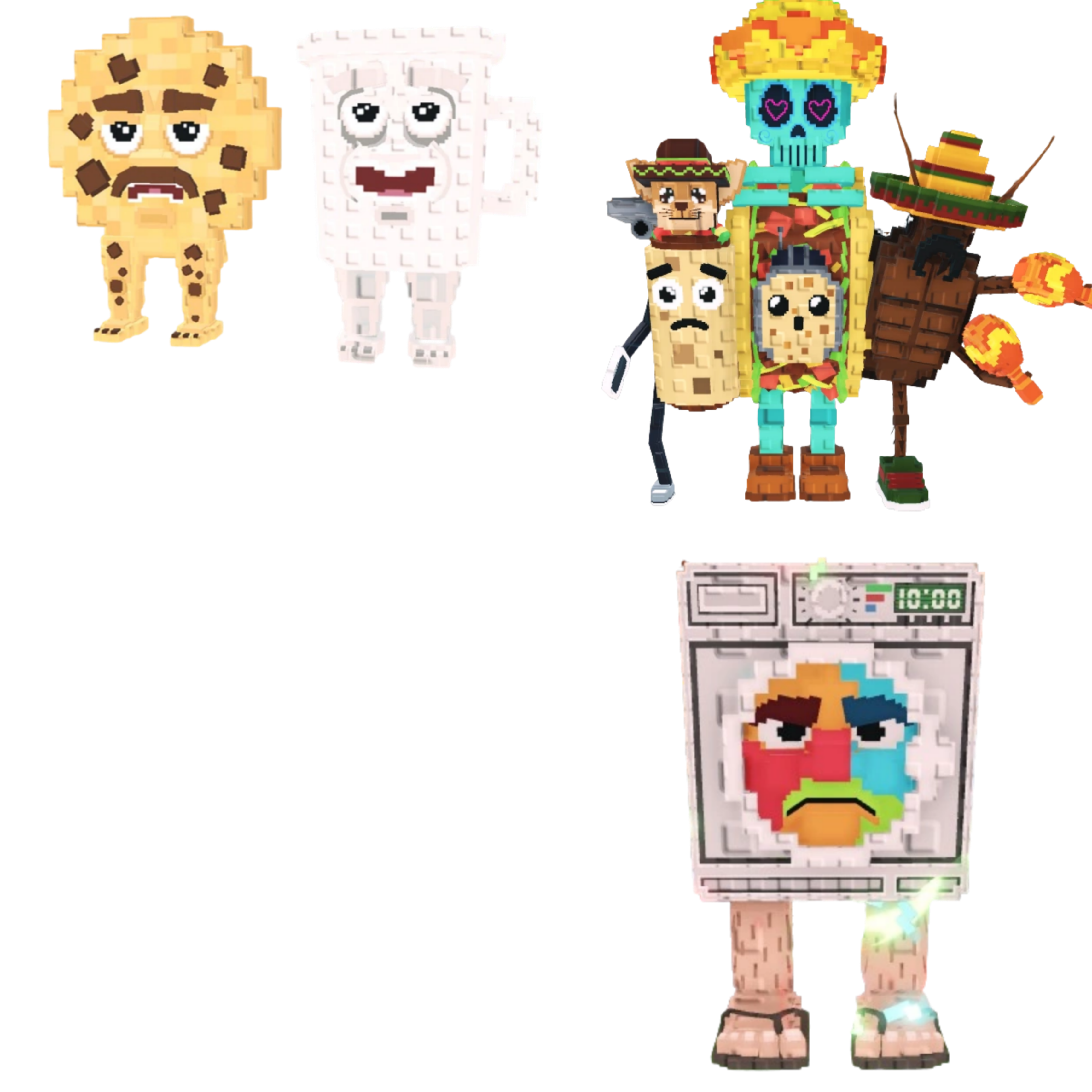 [BUNDLE] - 🎮 1x Cooki and Milki 🎮 1x Lavadorito Spinito 🎮 1x La Taco Combinasion
