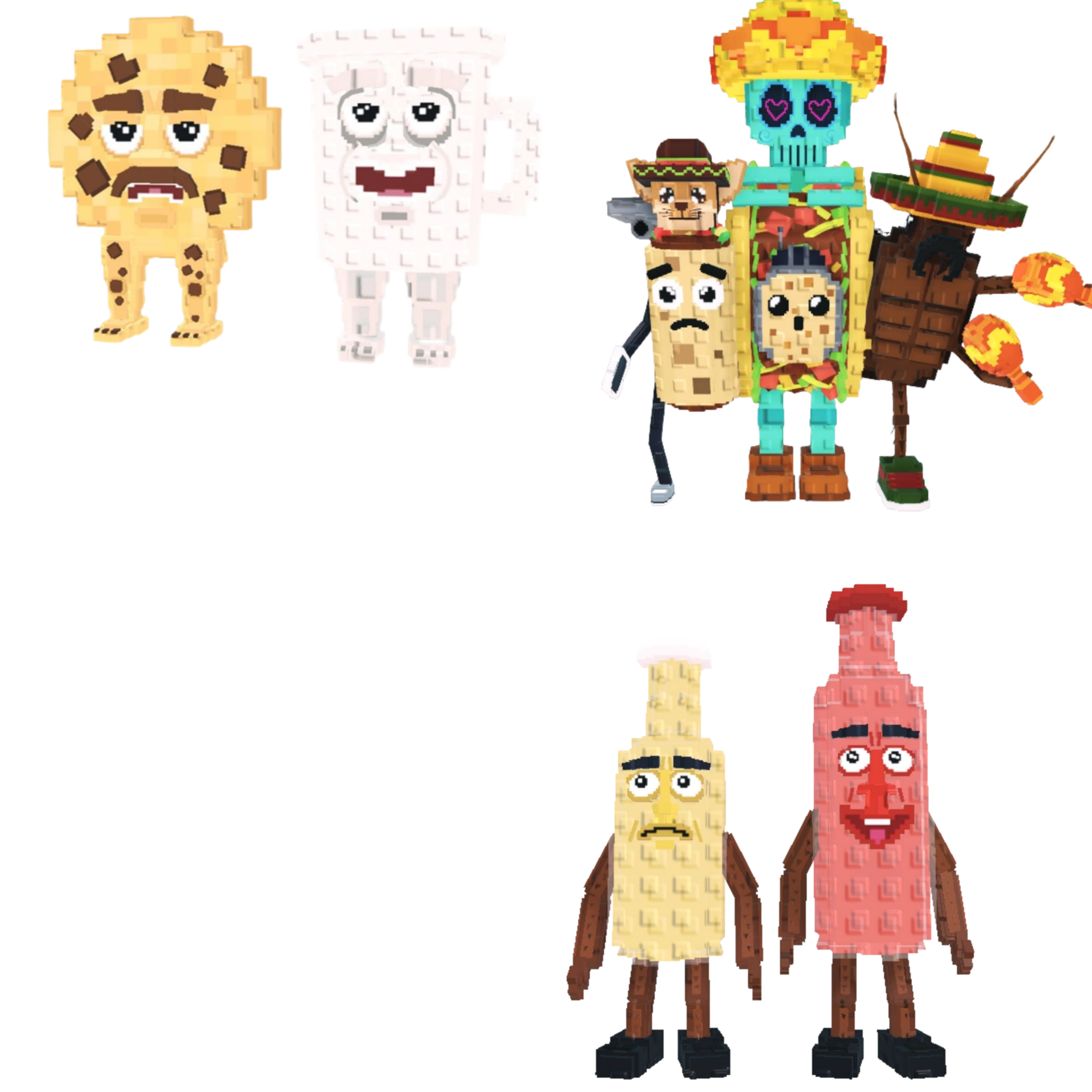 [BUNDLE] - 🕹️ 1x Cooki and Milki 🕹️ 1x La Taco Combinasion 🕹️ 1x Ketchuru and Musturu