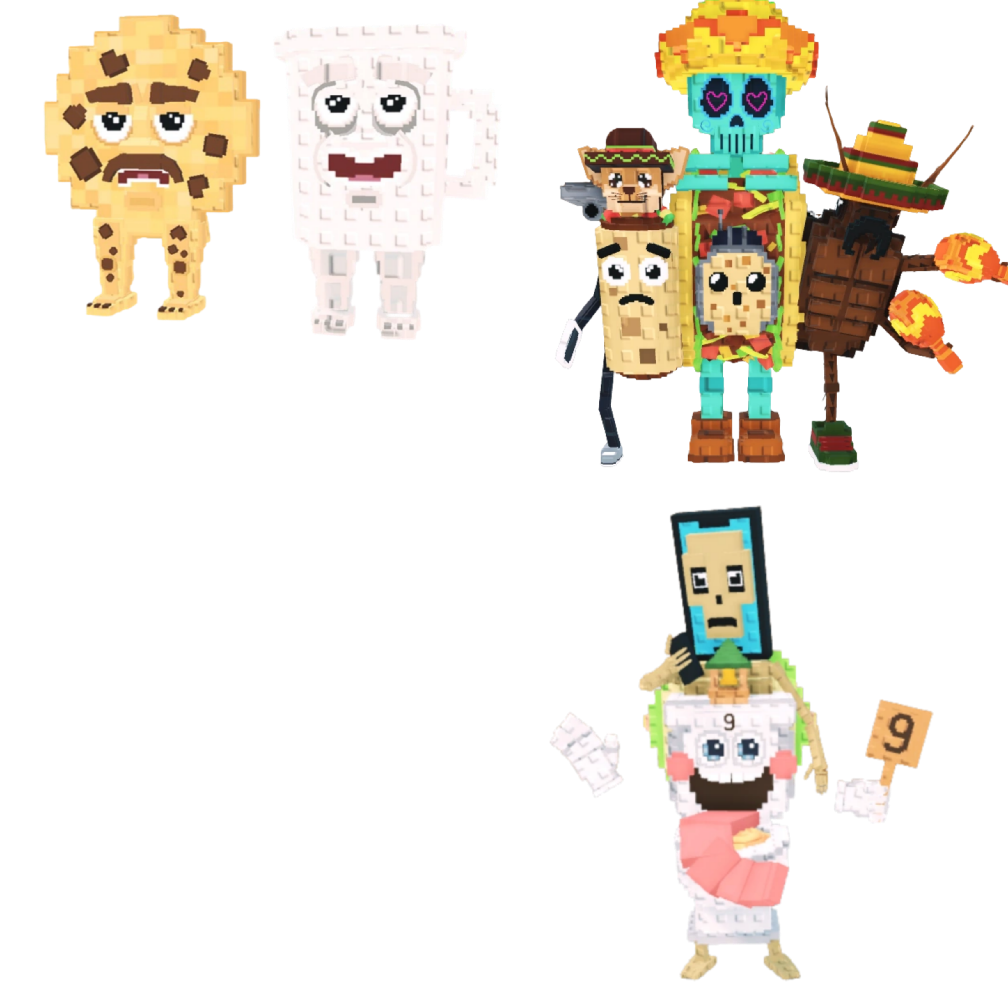 [BUNDLE] - 🎲 1x Cooki and Milki 🎲 1x La Taco Combinasion 🎲 1x La Secret Combinasion