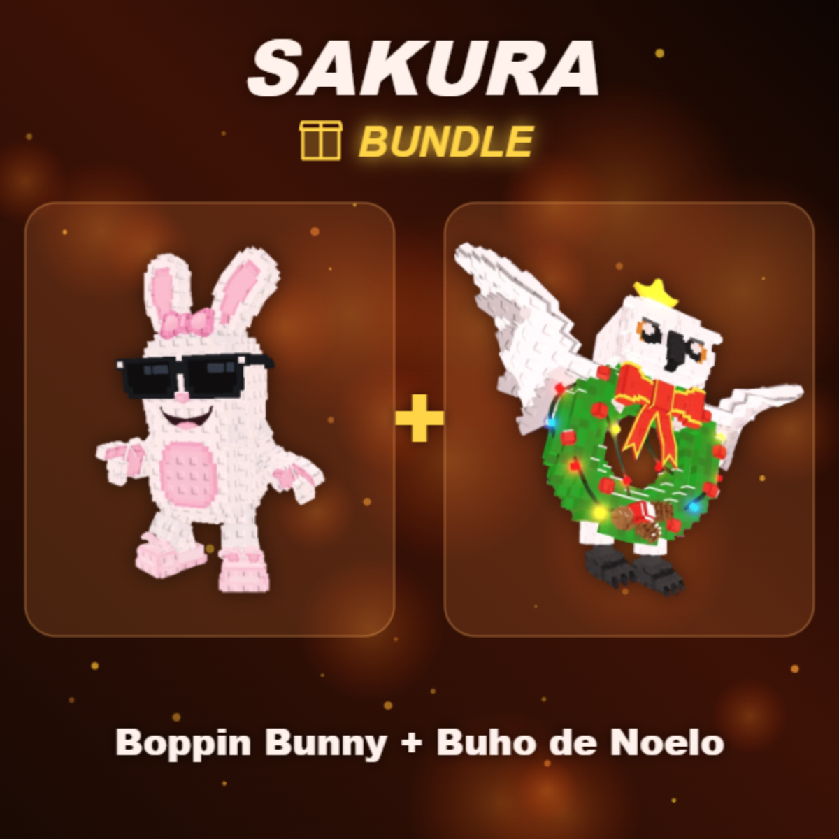 📦 BUNDLE ⭐ Boppin Bunny + Buho de Noelo ⭐