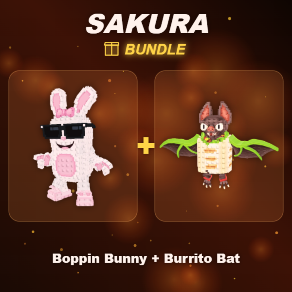 📦 BUNDLE ⭐ Boppin Bunny + Burrito Bat ⭐