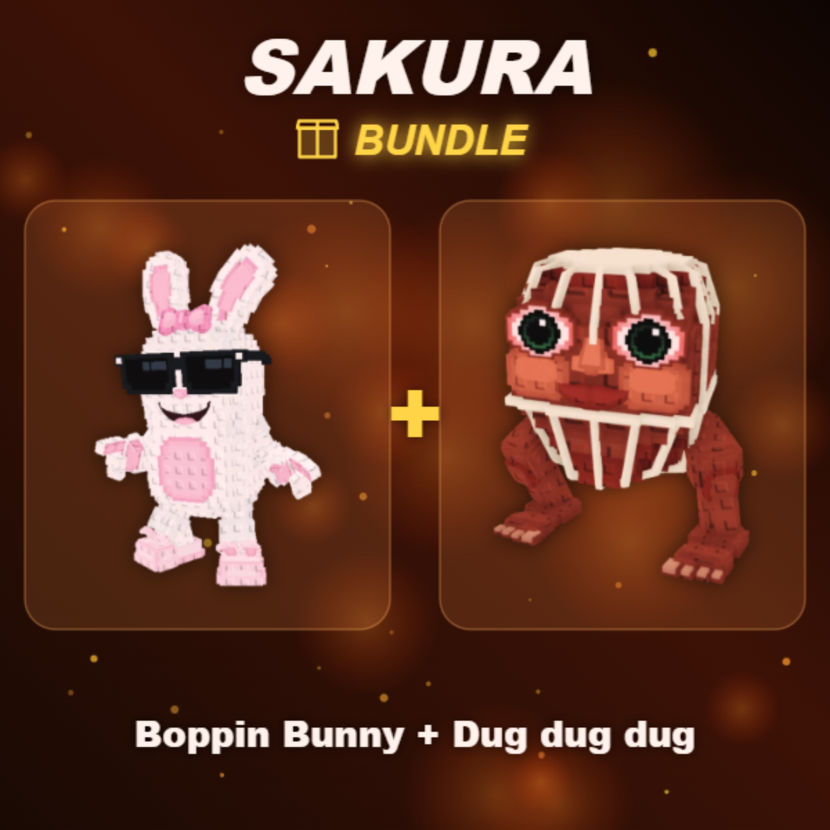 📦 BUNDLE ⭐ Boppin Bunny + Dug dug dug ⭐