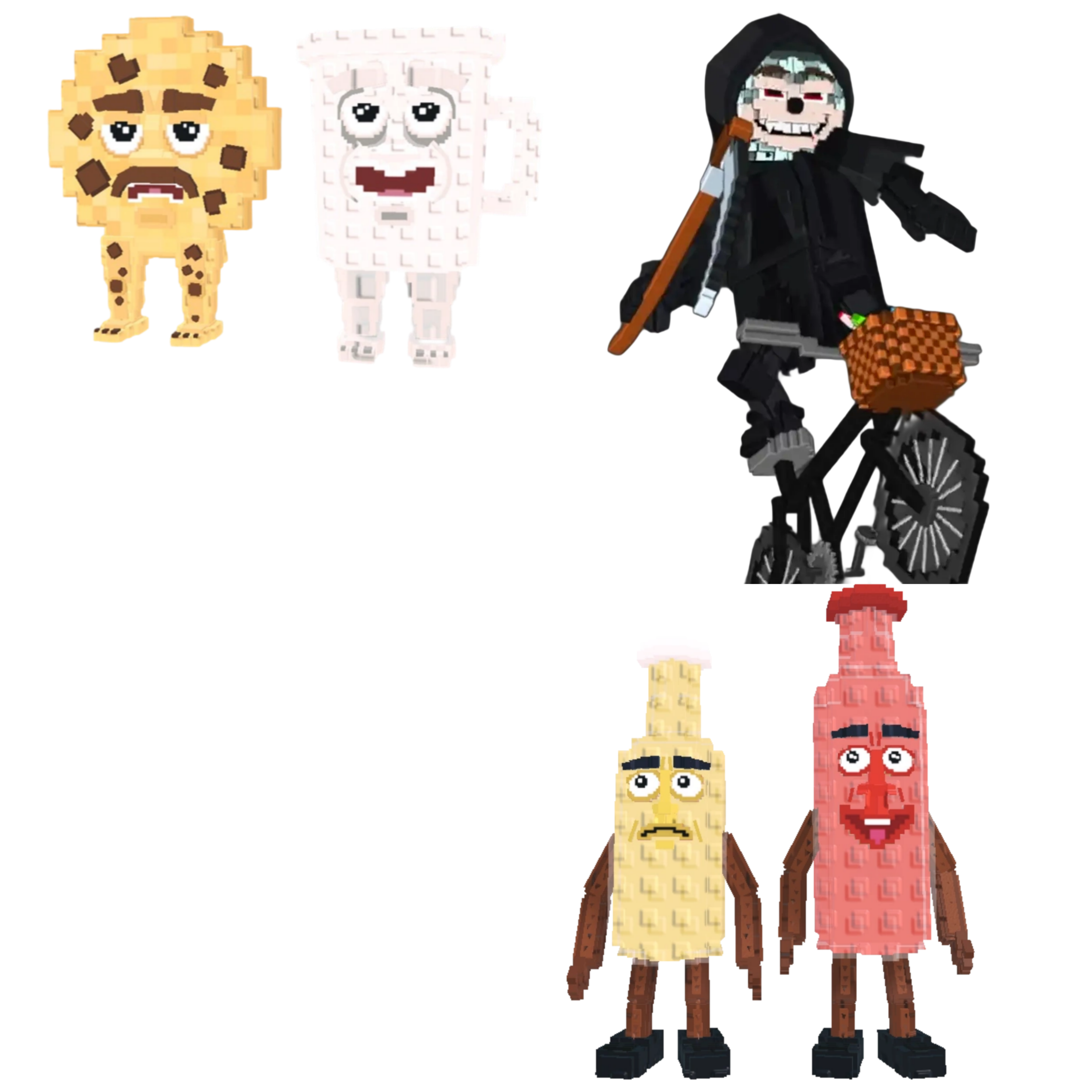 [BUNDLE] - ♟️ 1x Cooki and Milki ♟️ 1x Ketchuru and Musturu ♟️ 1x Mieteteira Bicicleteira