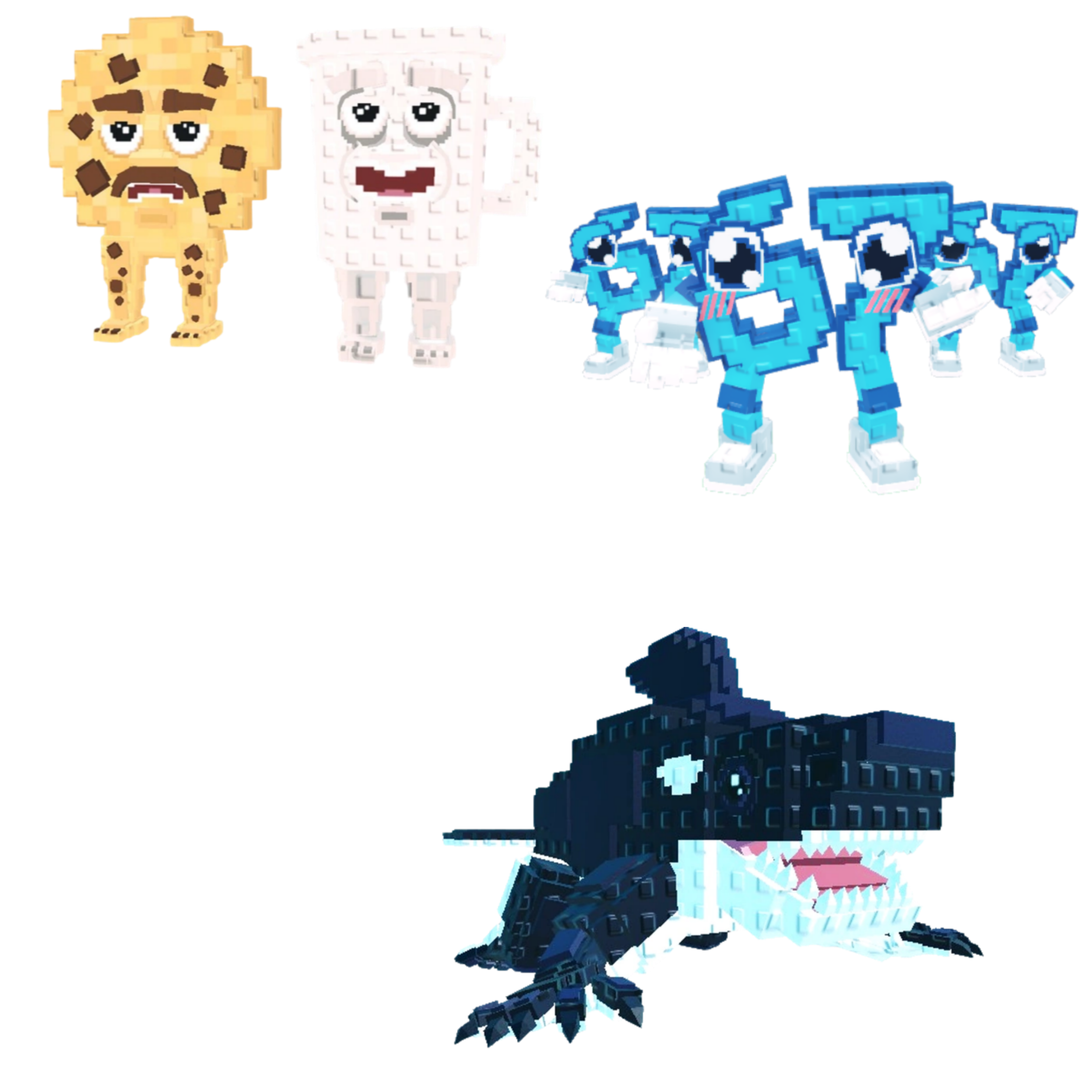 [BUNDLE] - 🧶 1x Cooki and Milki 🧶 1x Orcaledon 🧶 1x Los 67 (Six Seven)