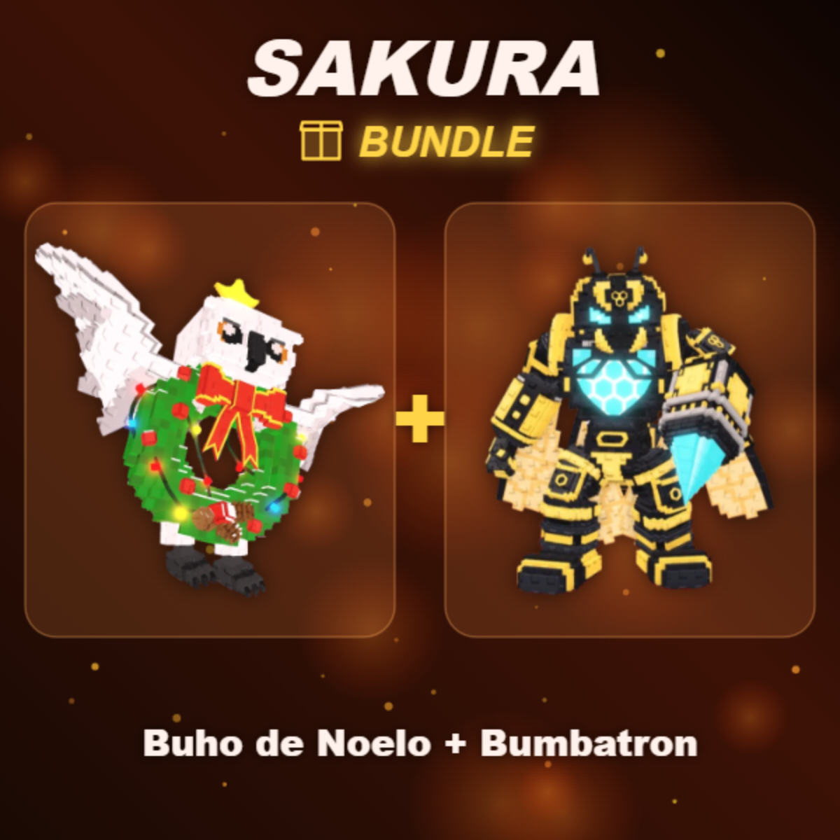 📦 BUNDLE ⭐ Buho de Noelo + Bumbatron ⭐