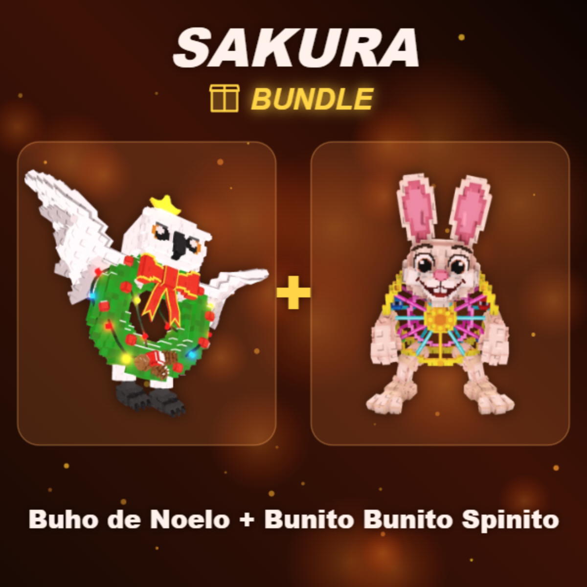 📦 BUNDLE ⭐ Buho de Noelo + Bunito Bunito Spinito ⭐
