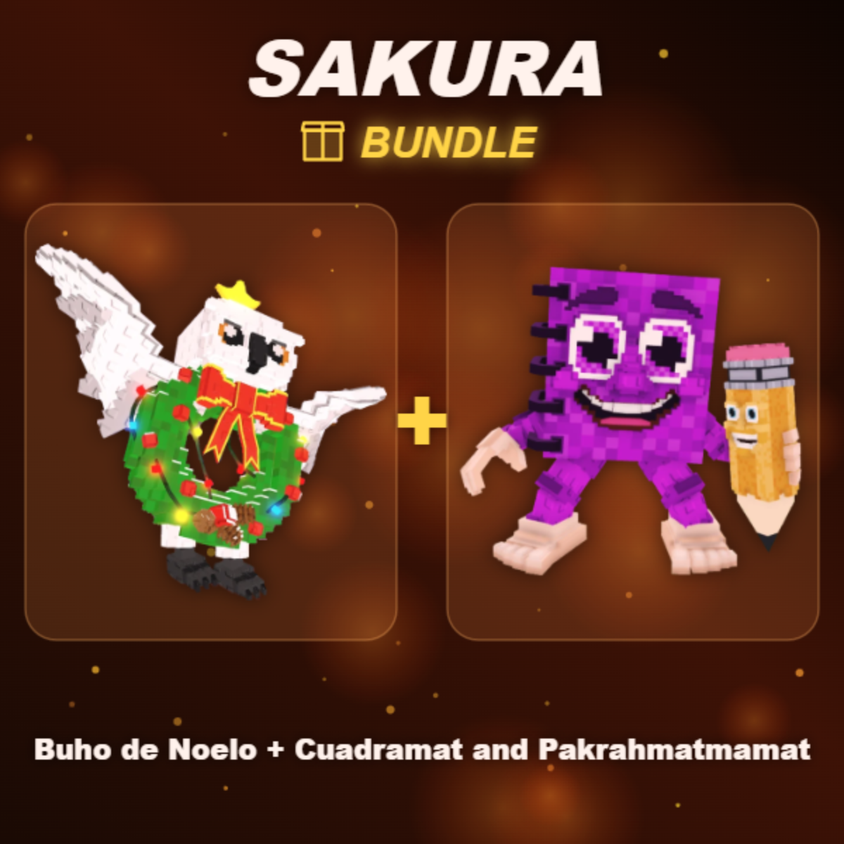 📦 BUNDLE ⭐ Buho de Noelo + Cuadramat and Pakrahmatmamat ⭐
