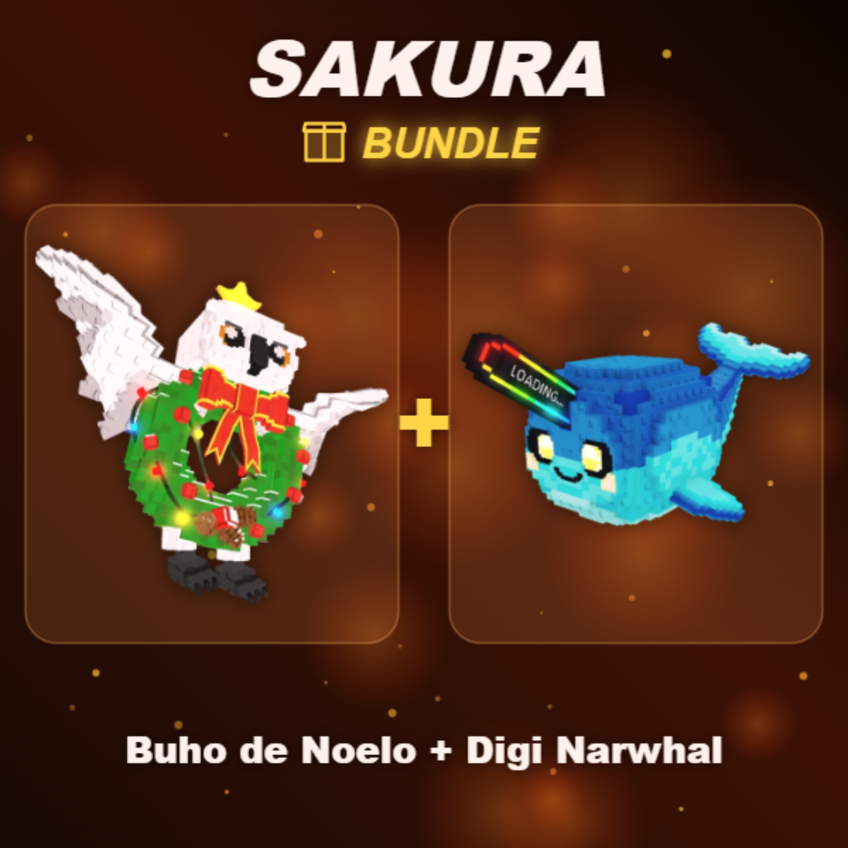 📦 BUNDLE ⭐ Buho de Noelo + Digi Narwhal ⭐