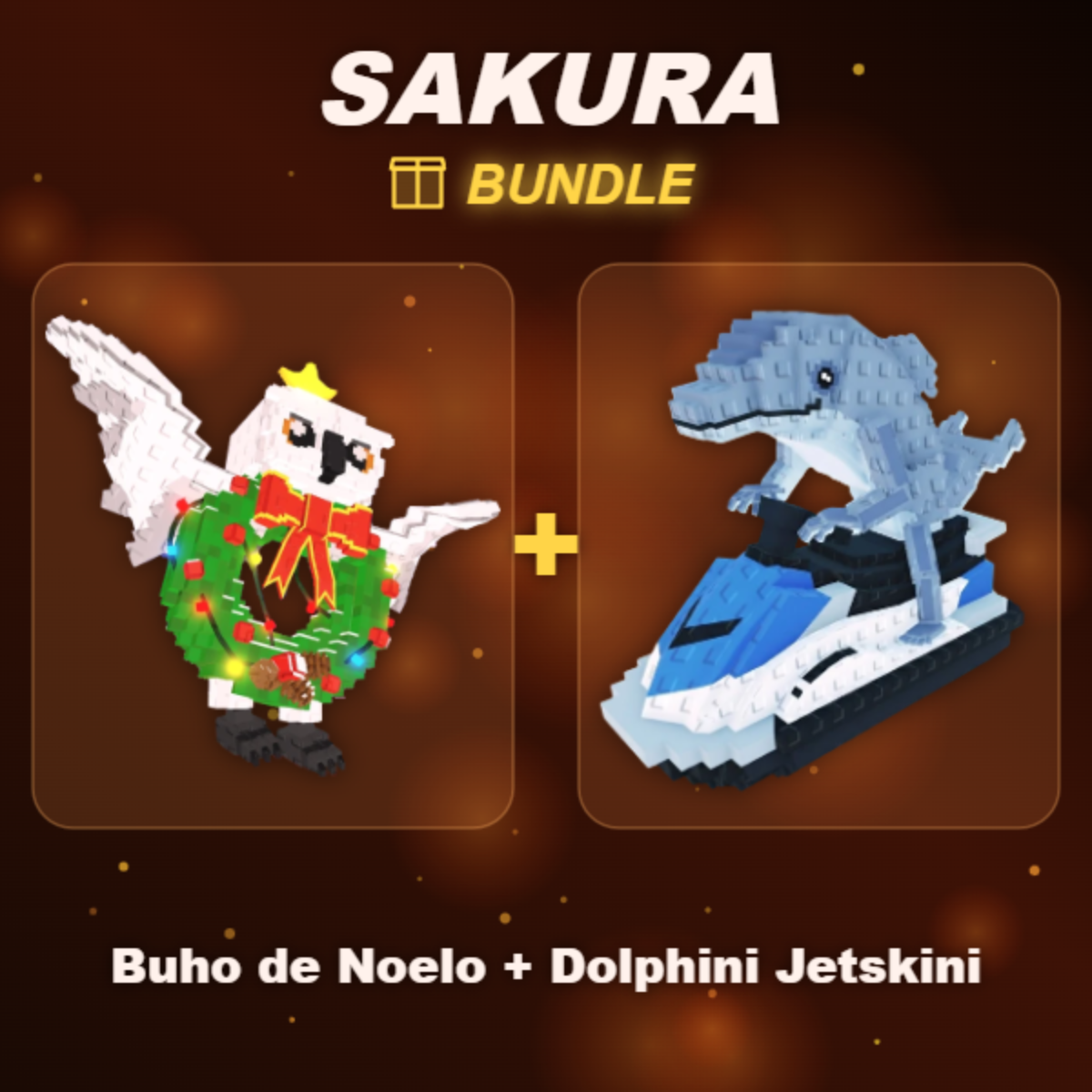 📦 BUNDLE ⭐ Buho de Noelo + Dolphini Jetskini ⭐