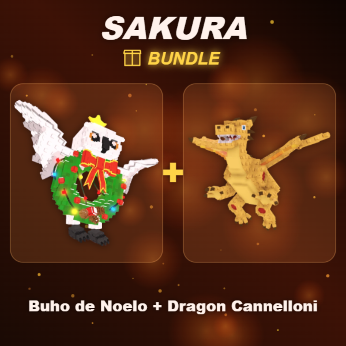 📦 BUNDLE ⭐ Buho de Noelo + Dragon Cannelloni ⭐
