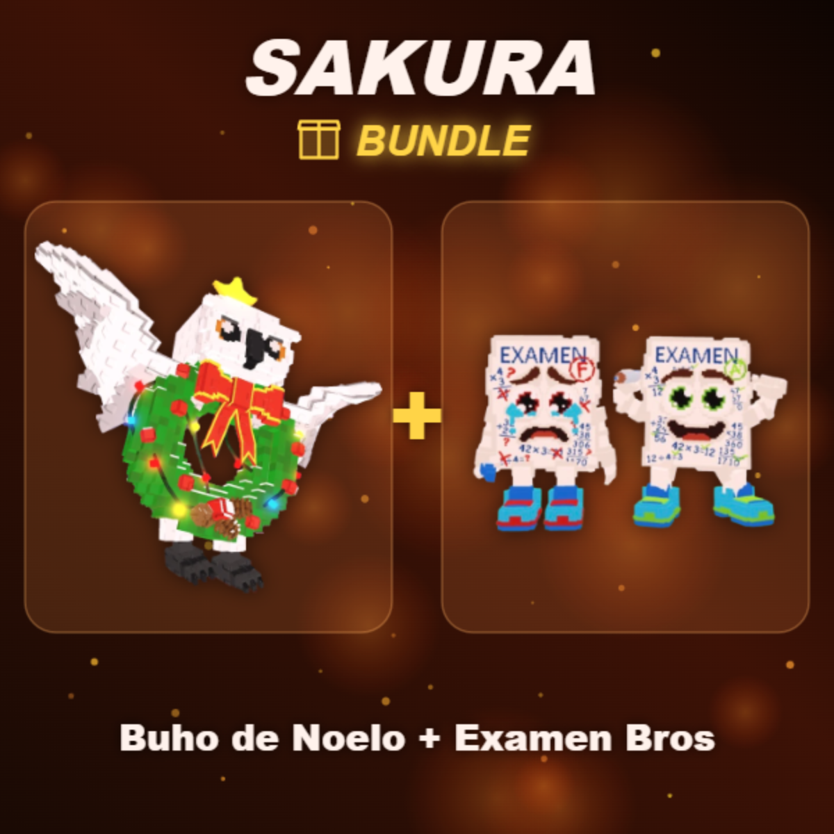 📦 BUNDLE ⭐ Buho de Noelo + Examen Bros ⭐