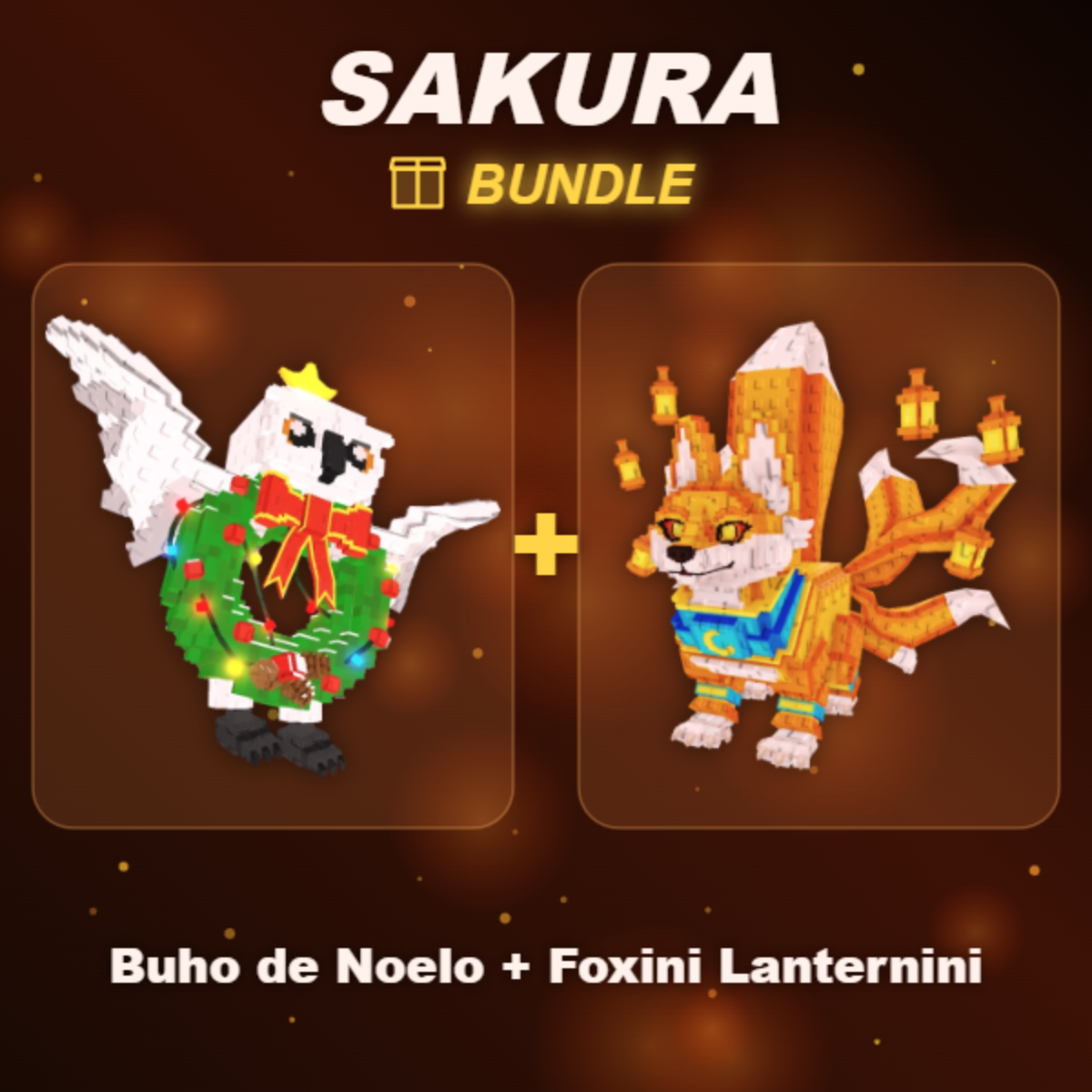 📦 BUNDLE ⭐ Buho de Noelo + Foxini Lanternini ⭐