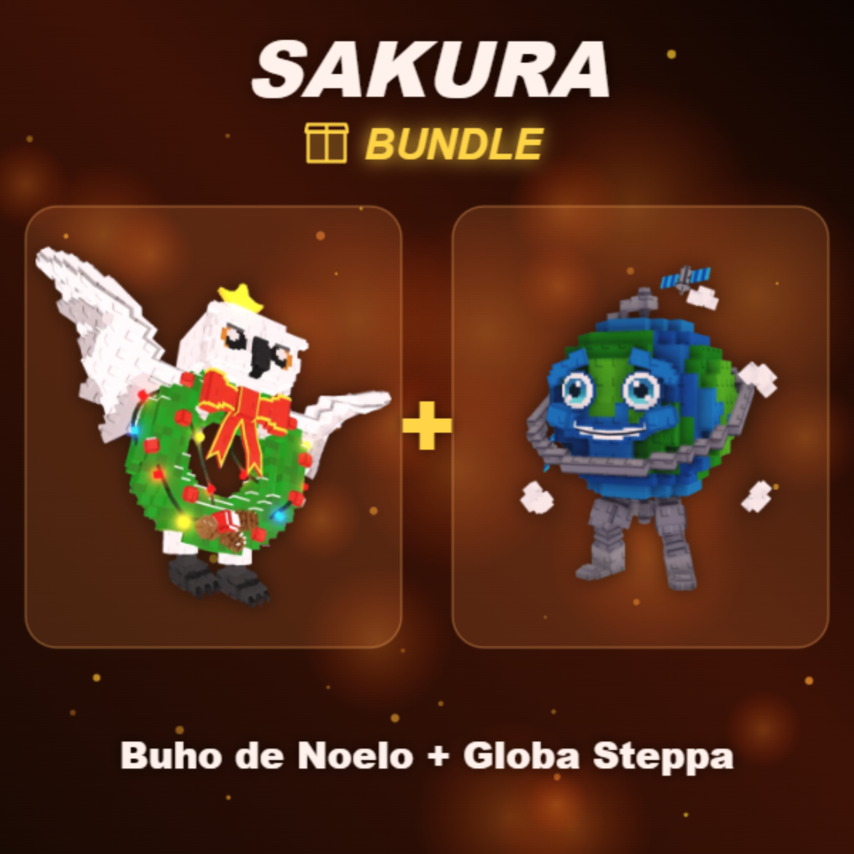 📦 BUNDLE ⭐ Buho de Noelo + Globa Steppa ⭐
