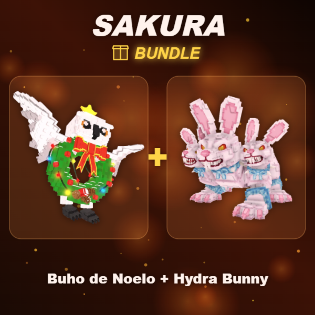 📦 BUNDLE ⭐ Buho de Noelo + Hydra Bunny ⭐
