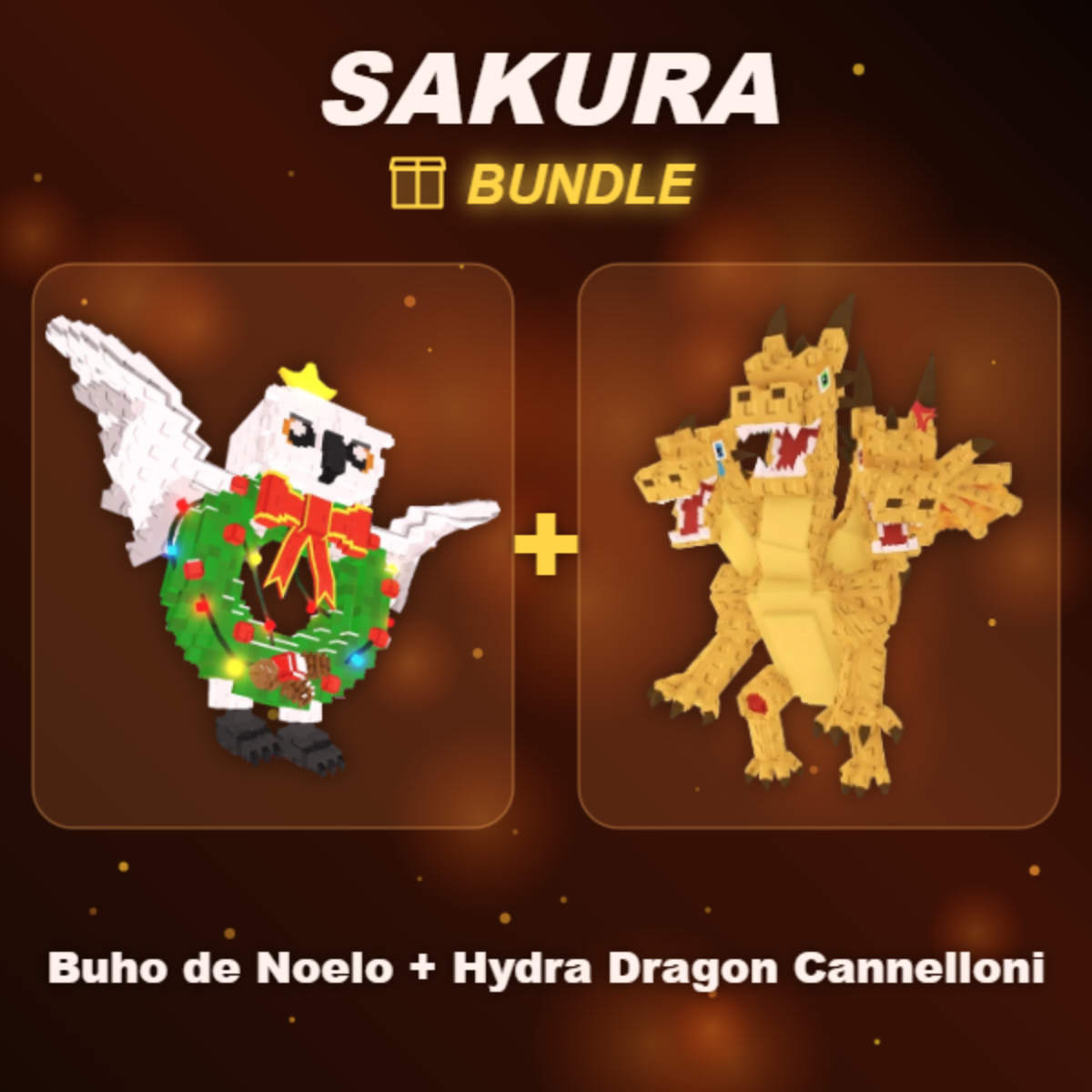 📦 BUNDLE ⭐ Buho de Noelo + Hydra Dragon Cannelloni ⭐
