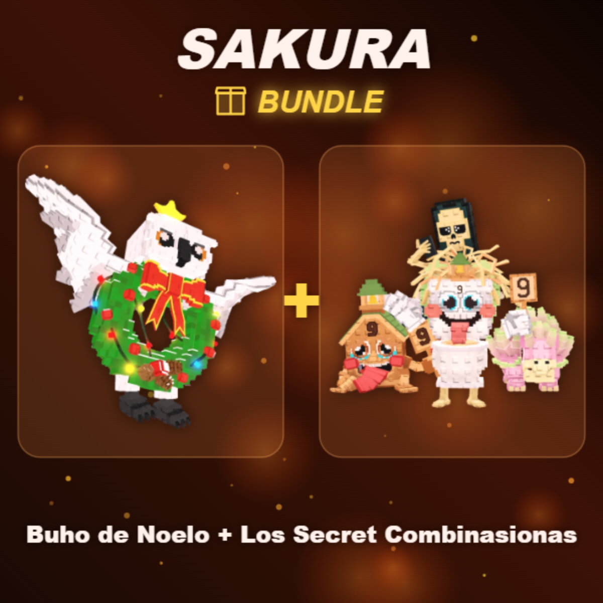 📦 BUNDLE ⭐ Buho de Noelo + Los Secret Combinasionas ⭐