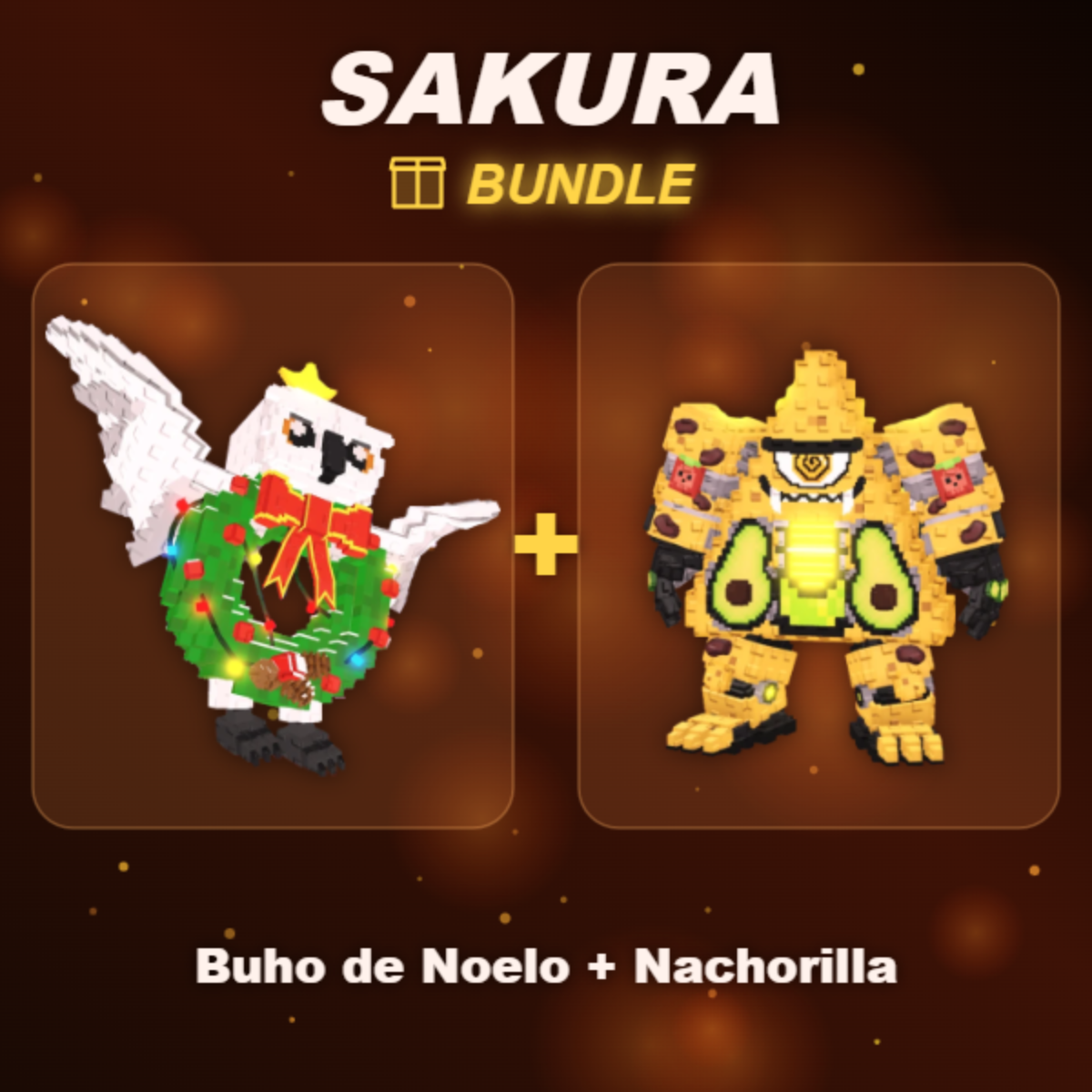 📦 BUNDLE ⭐ Buho de Noelo + Nachorilla ⭐