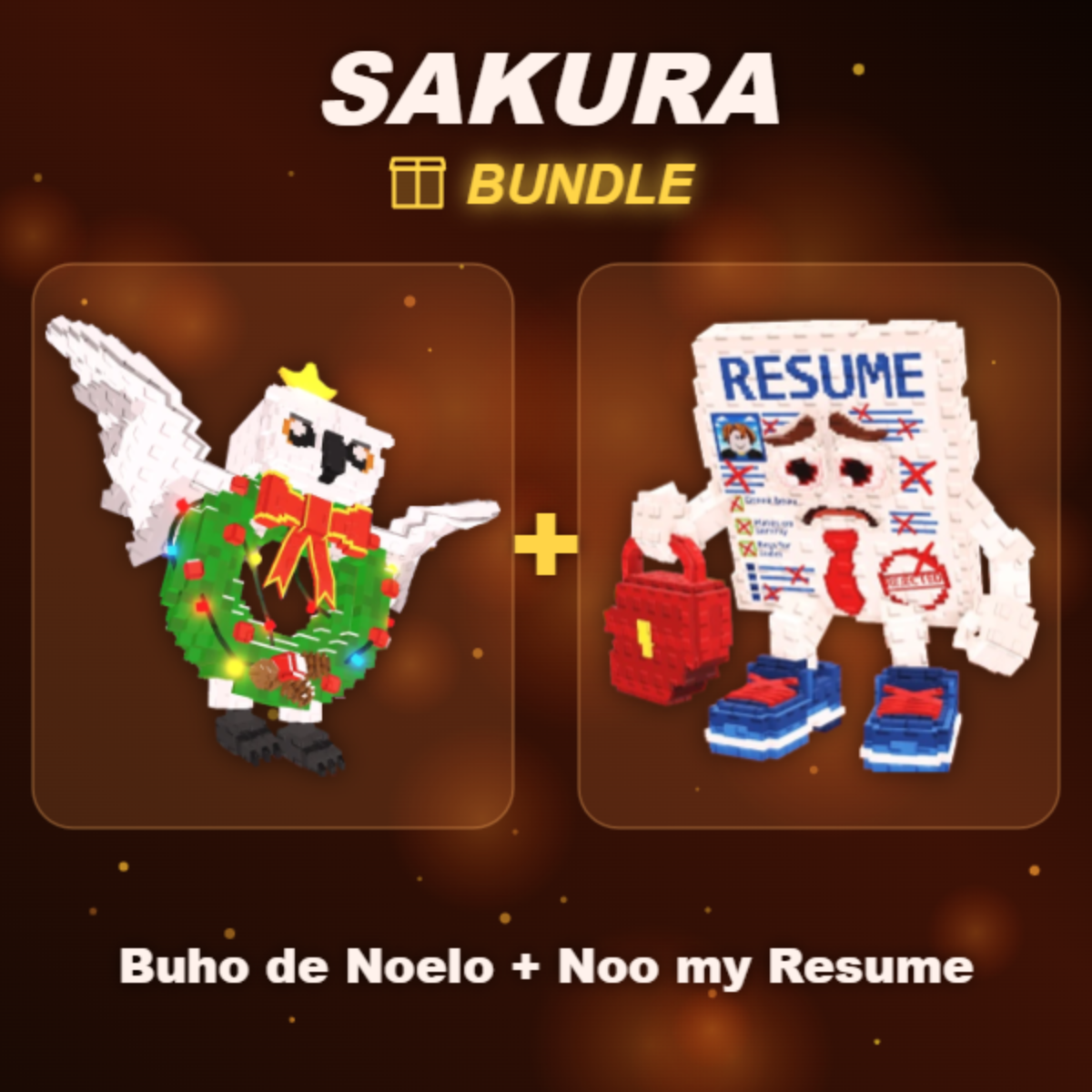 📦 BUNDLE ⭐ Buho de Noelo + Noo my Resume ⭐