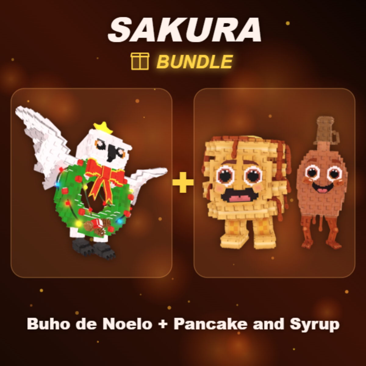 📦 BUNDLE ⭐ Buho de Noelo + Pancake and Syrup ⭐