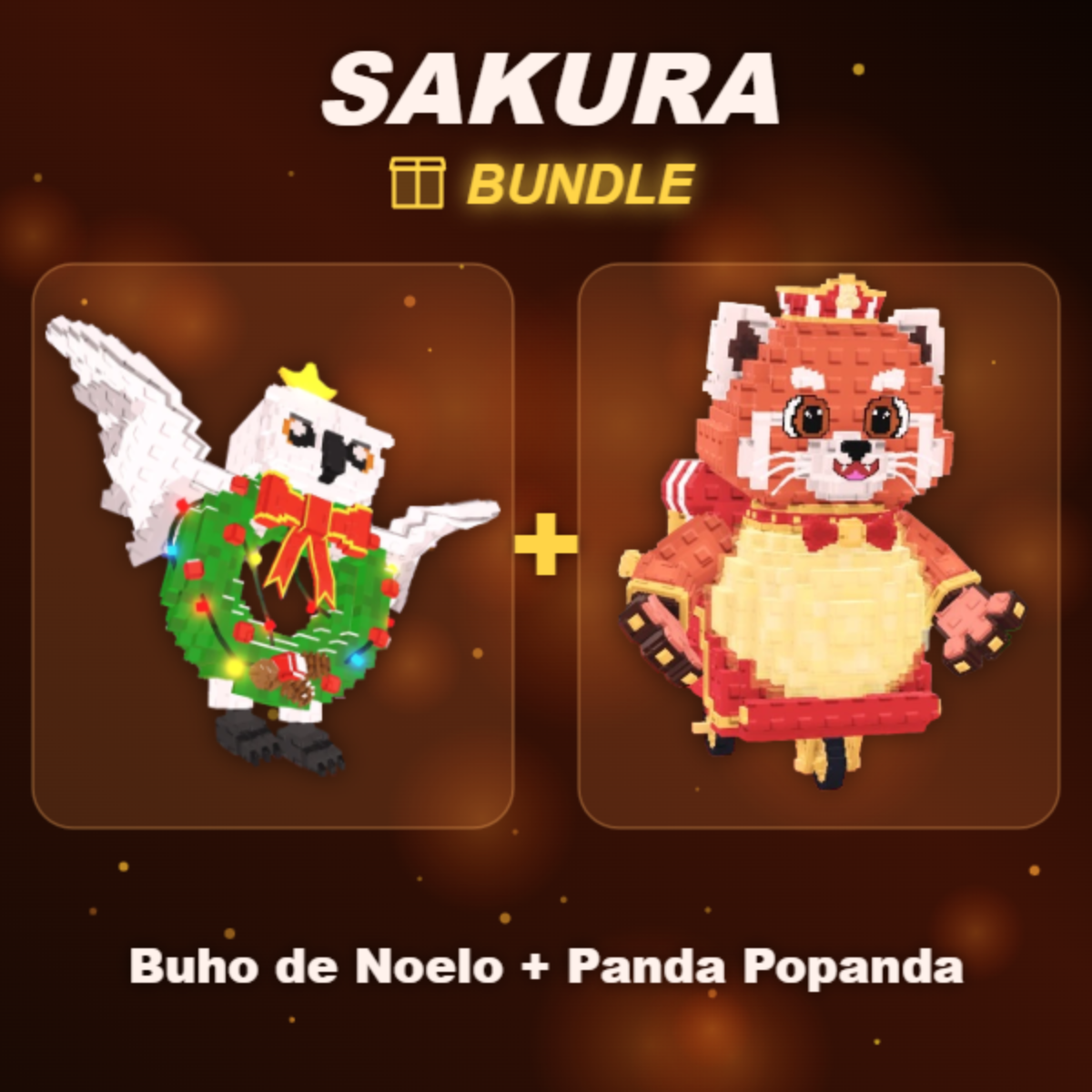 📦 BUNDLE ⭐ Buho de Noelo + Panda Popanda ⭐