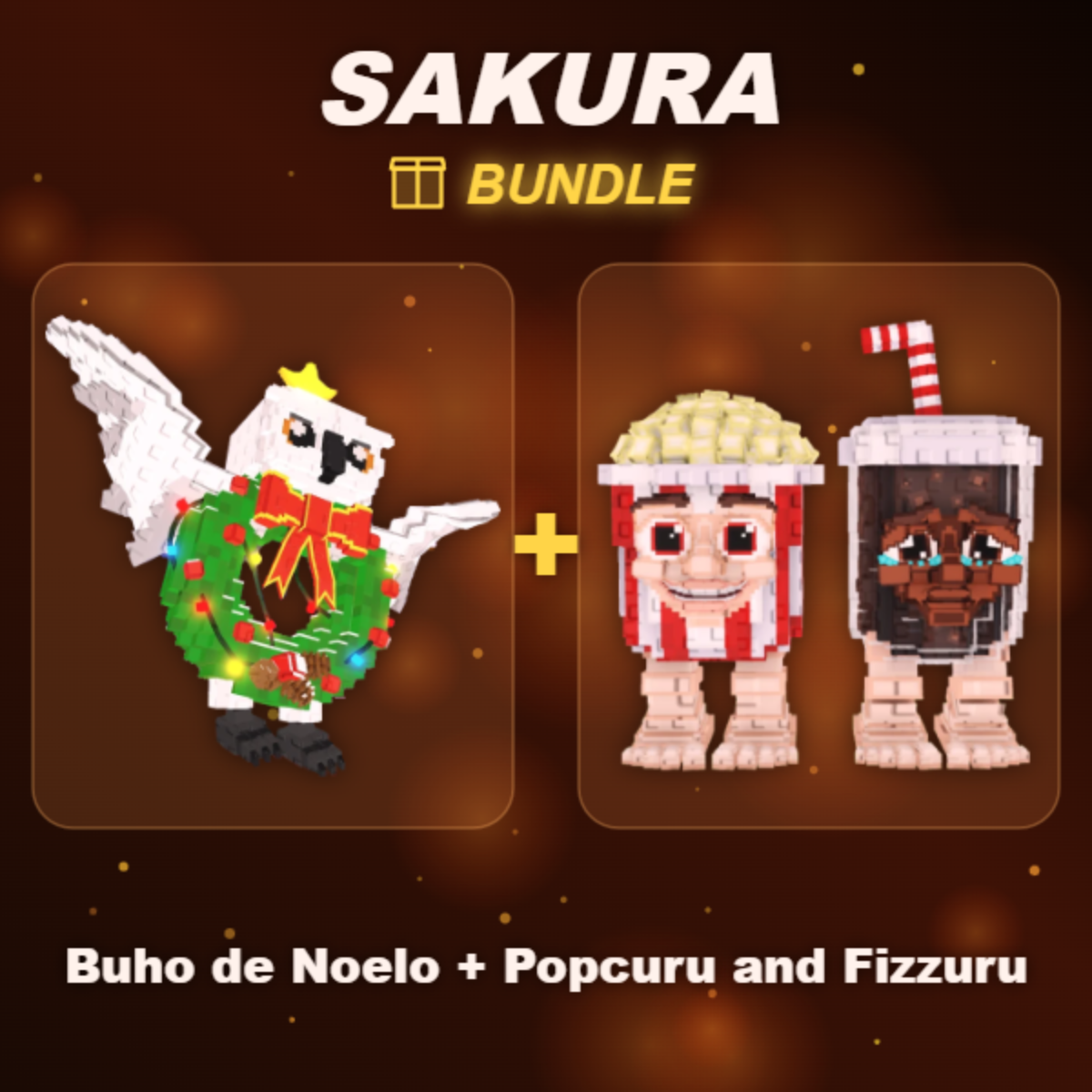 📦 BUNDLE ⭐ Buho de Noelo + Popcuru and Fizzuru ⭐