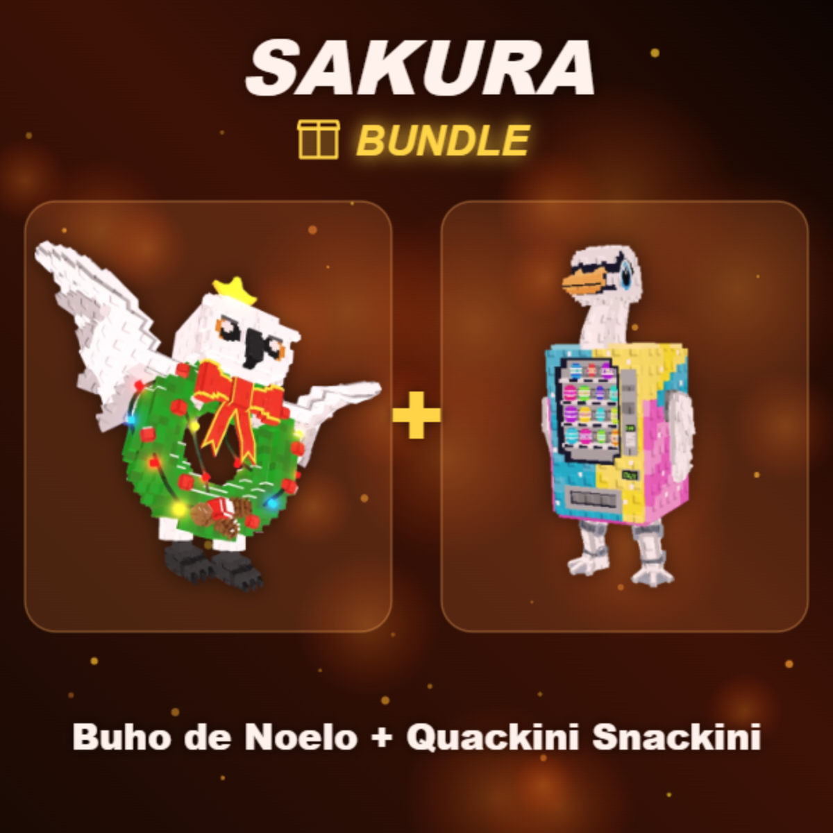 📦 BUNDLE ⭐ Buho de Noelo + Quackini Snackini ⭐