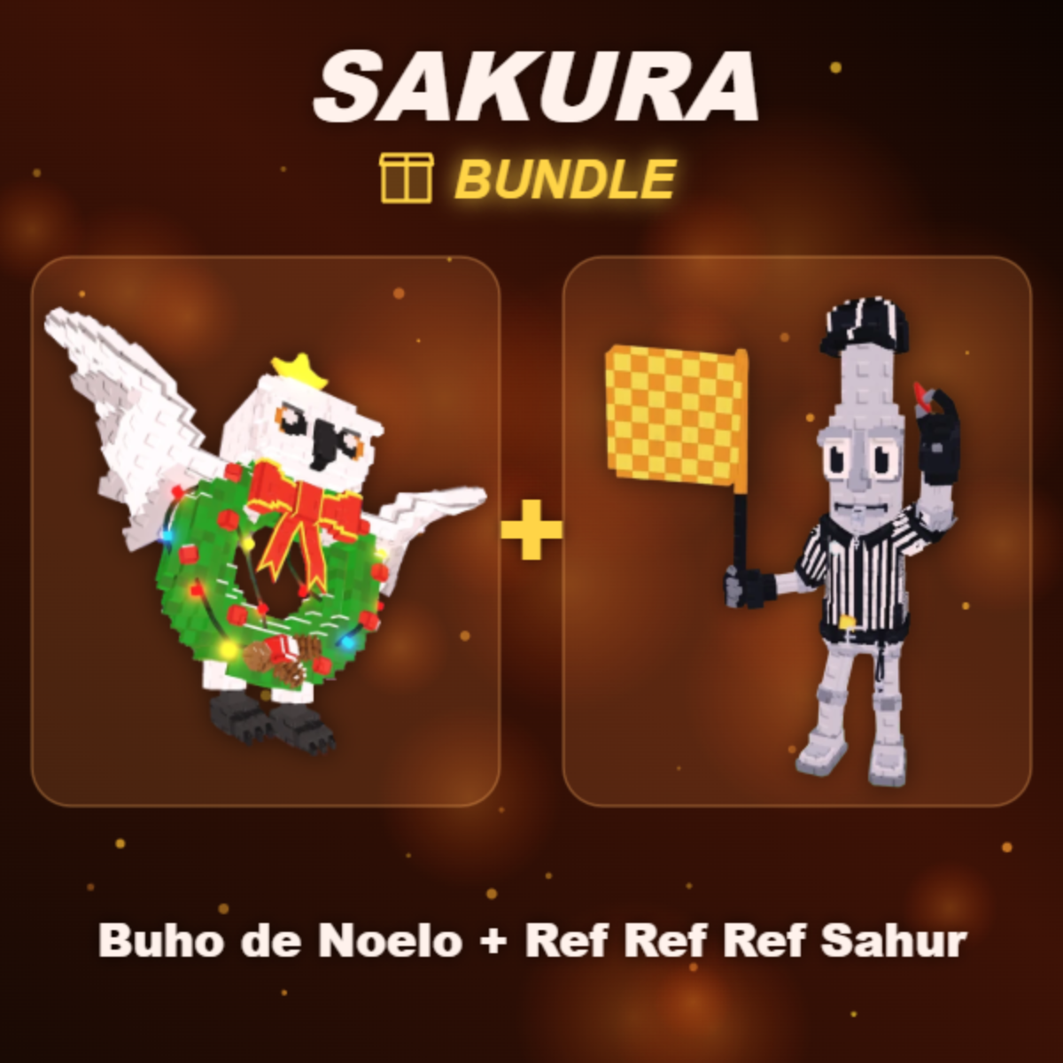 đŠ BUNDLE â Buho de Noelo + Ref Ref Ref Sahur â