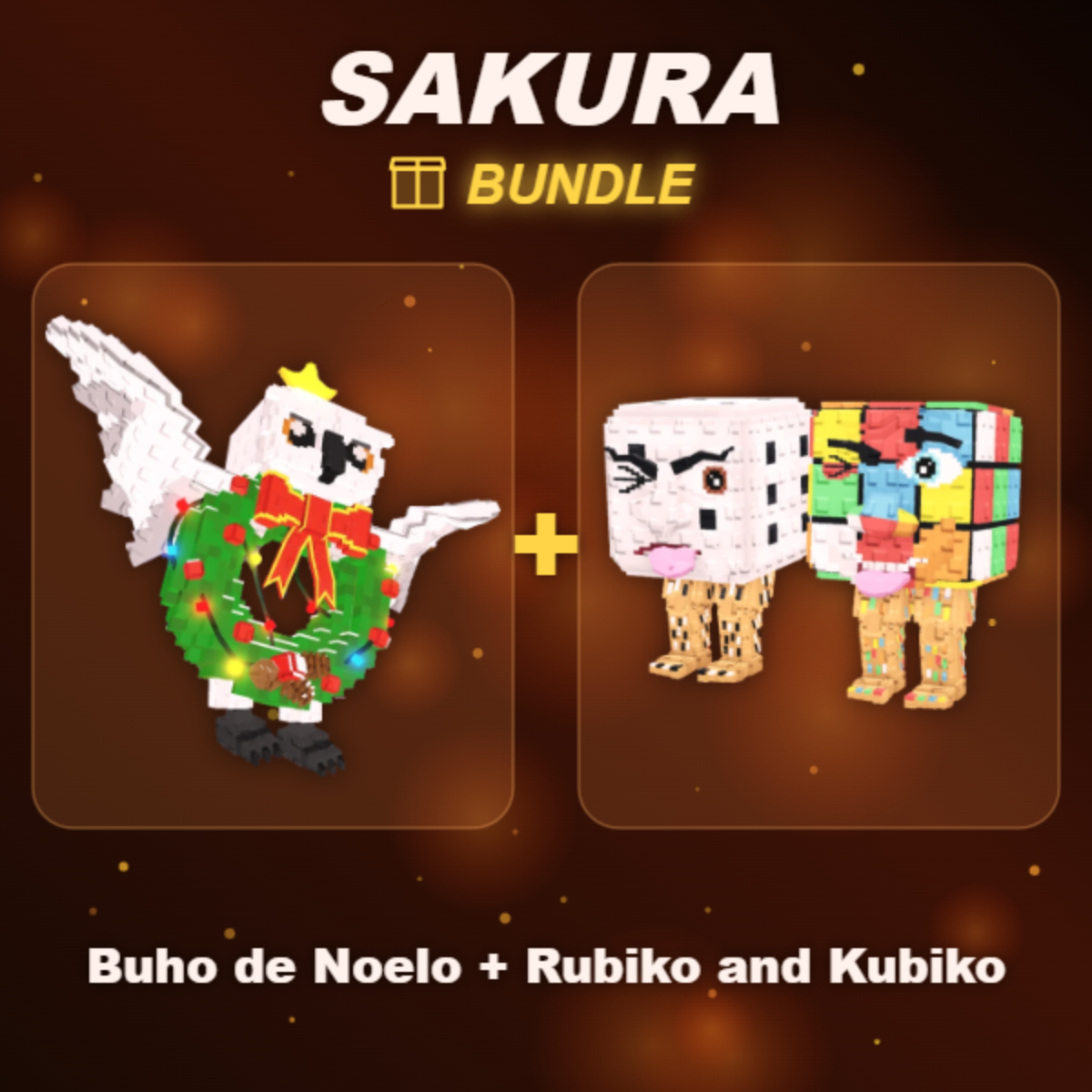 📦 BUNDLE ⭐ Buho de Noelo + Rubiko and Kubiko ⭐