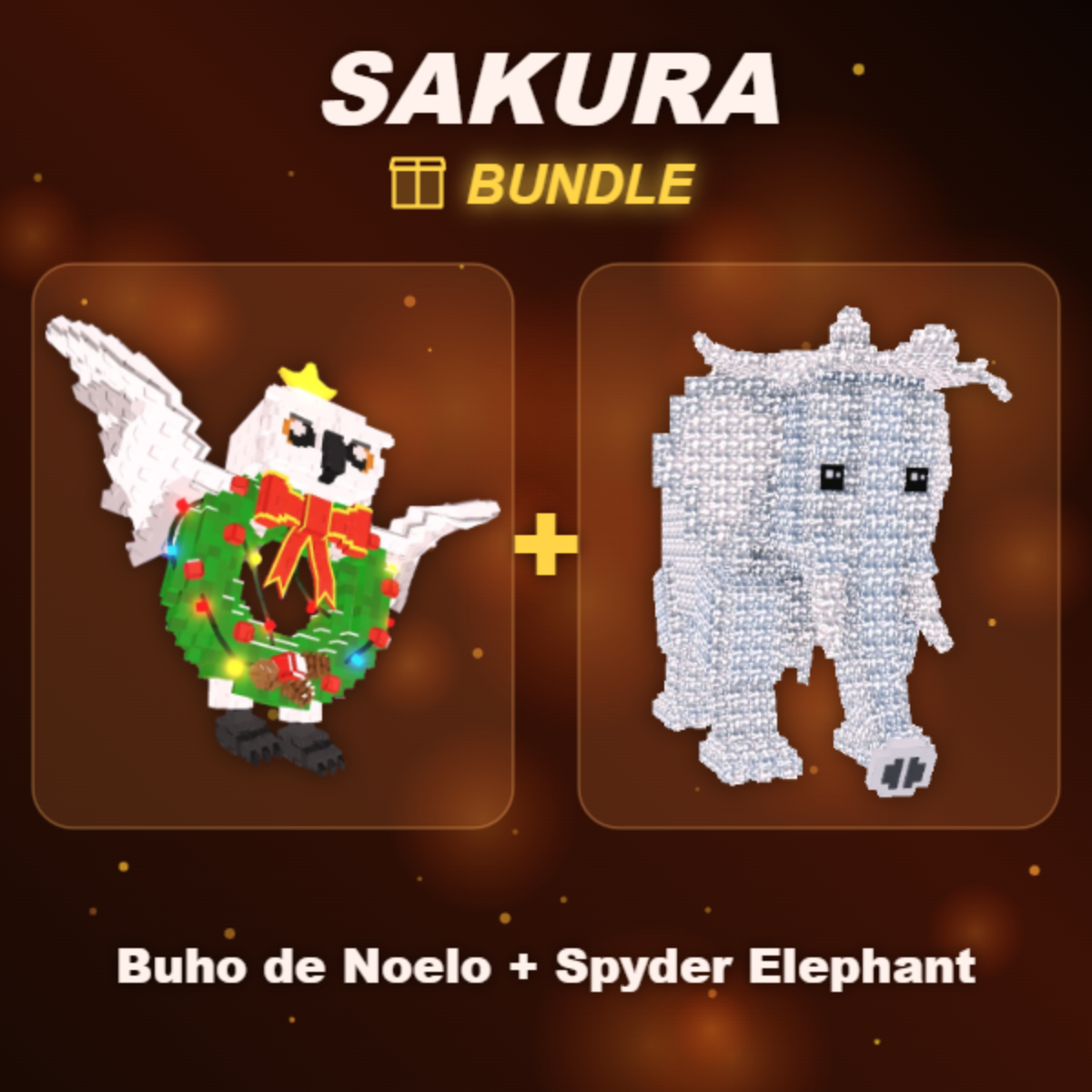 📦 BUNDLE ⭐ Buho de Noelo + Spyder Elephant ⭐