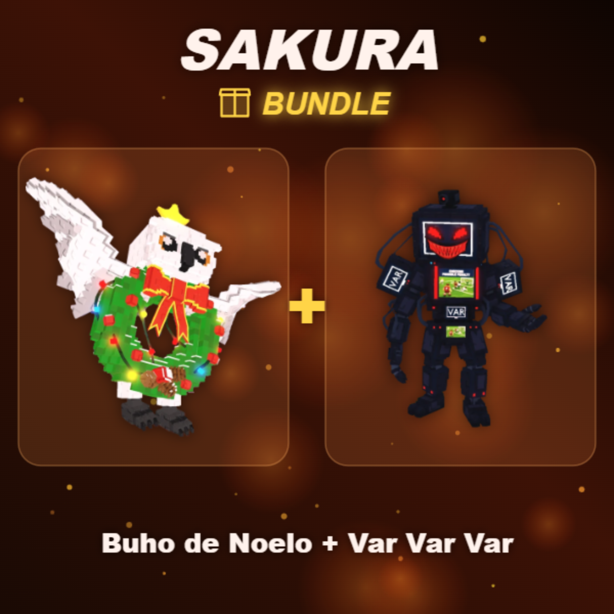 📦 BUNDLE ⭐ Buho de Noelo + Var Var Var ⭐