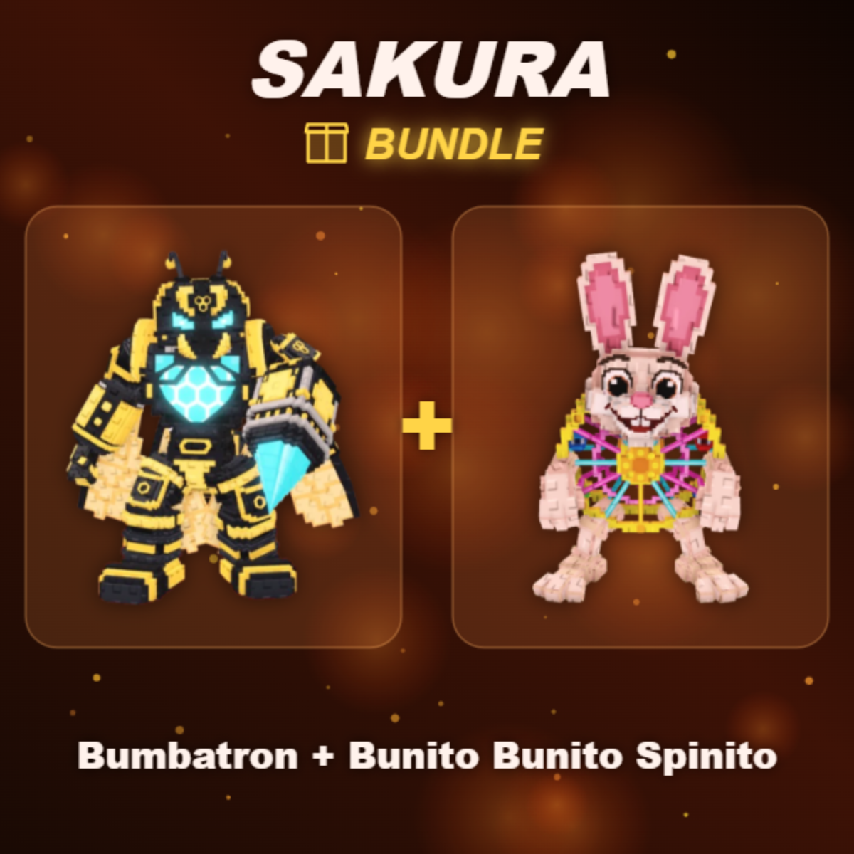 📦 BUNDLE ⭐ Bumbatron + Bunito Bunito Spinito ⭐