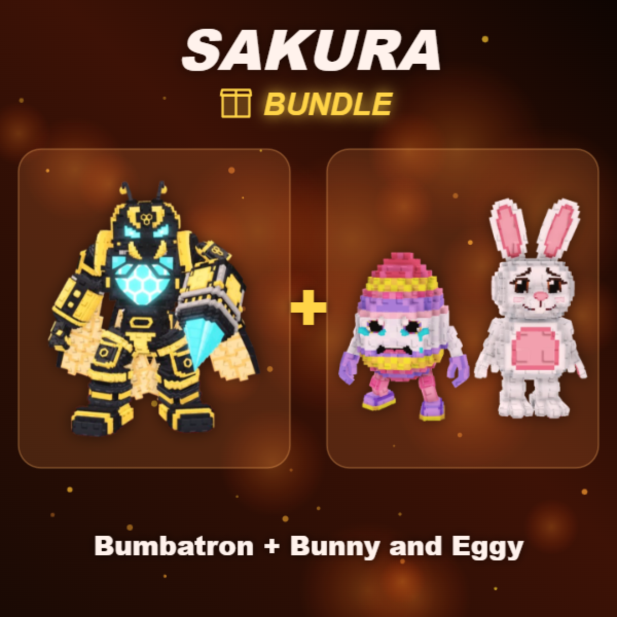 📦 BUNDLE ⭐ Bumbatron + Bunny and Eggy ⭐