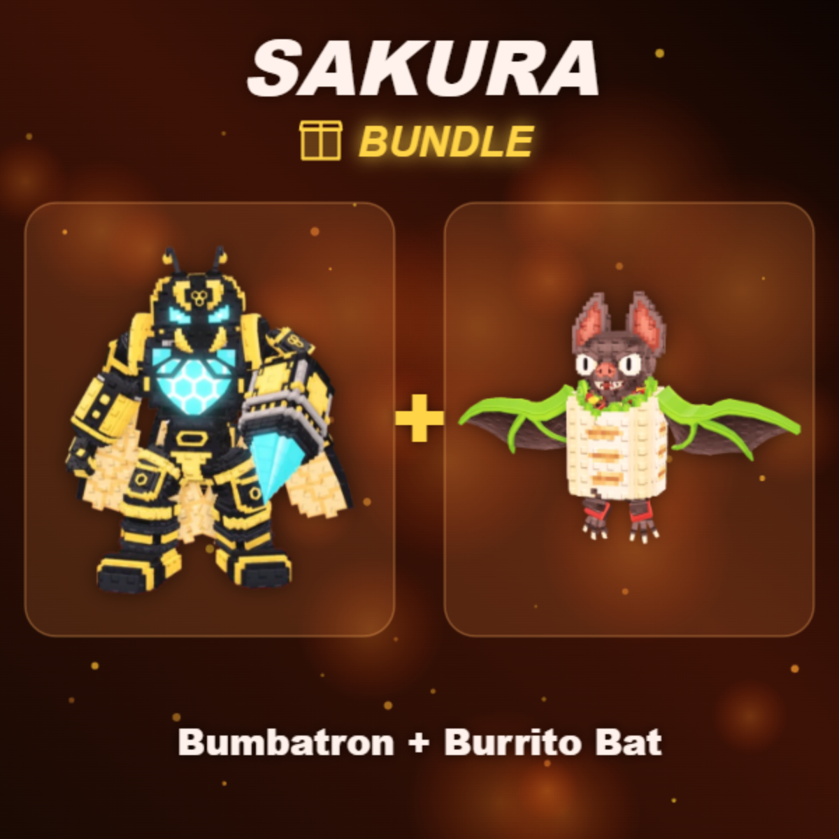 📦 BUNDLE ⭐ Bumbatron + Burrito Bat ⭐