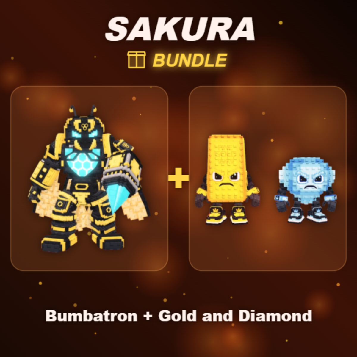📦 BUNDLE ⭐ Bumbatron + Gold and Diamond ⭐