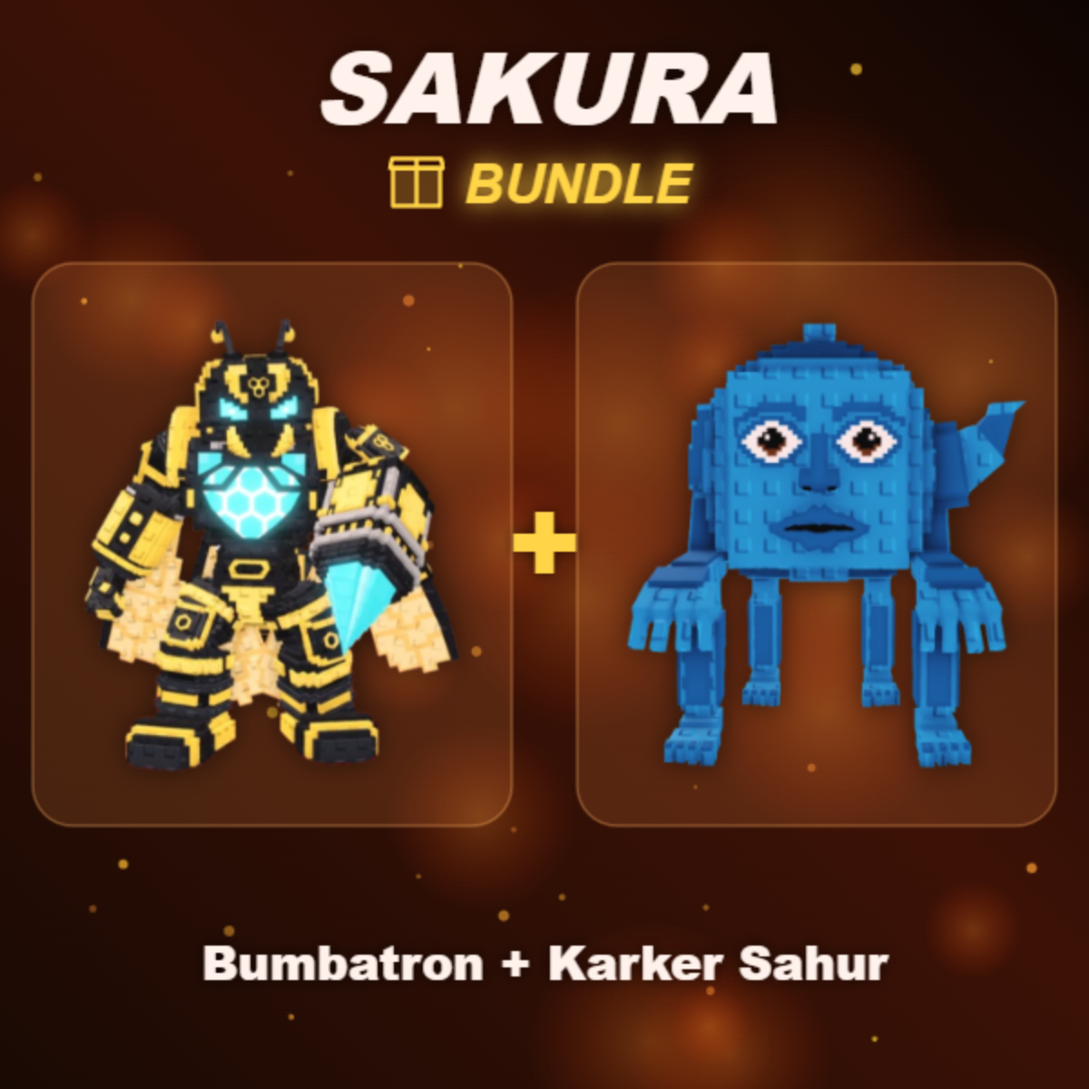 📦 BUNDLE ⭐ Bumbatron + Karker Sahur ⭐