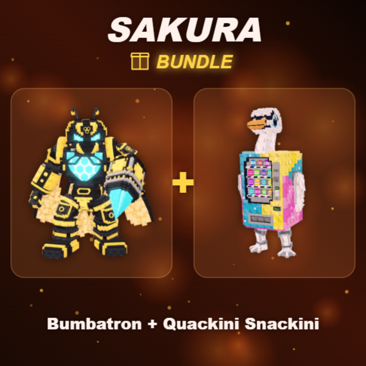 📦 BUNDLE ⭐ Bumbatron + Quackini Snackini ⭐