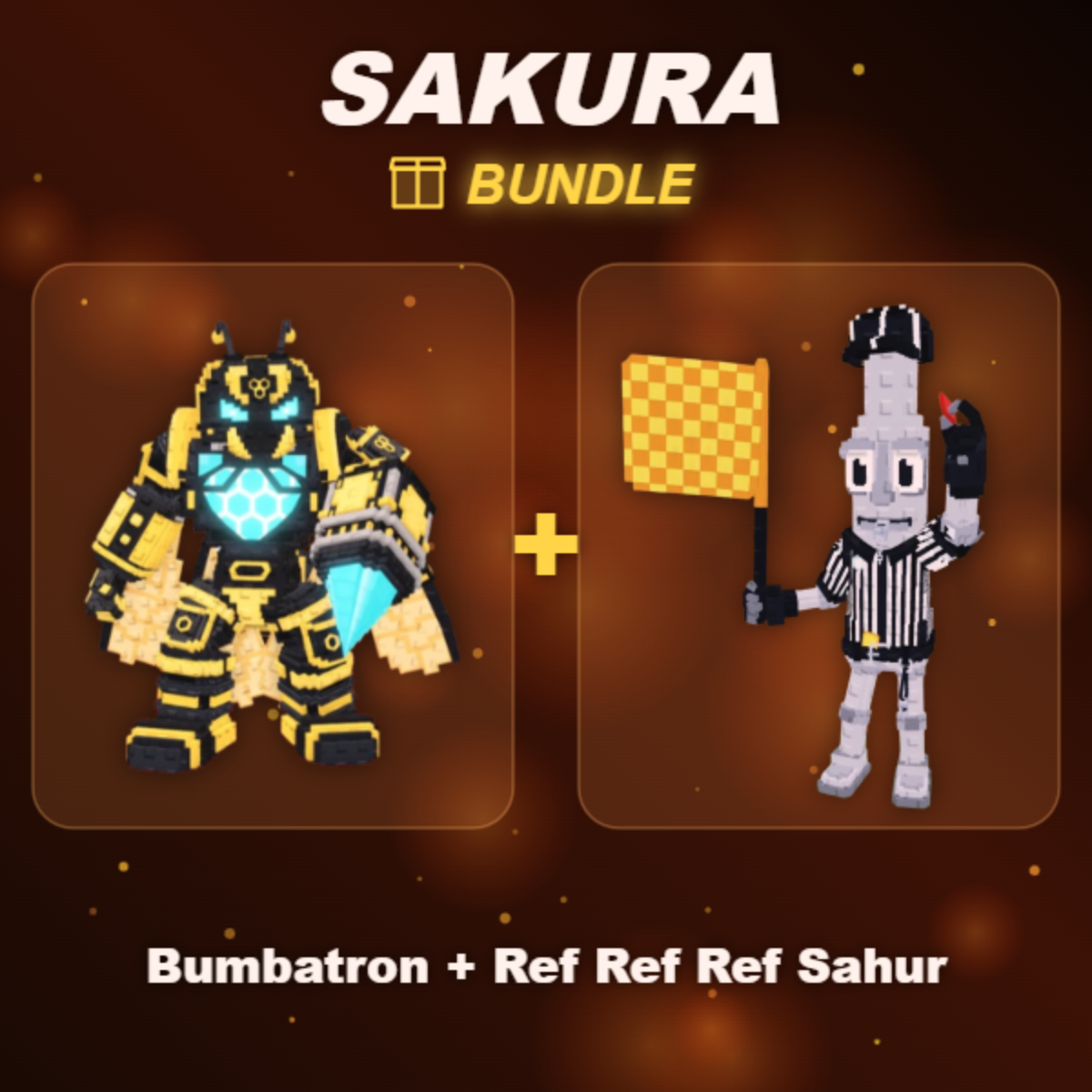 📦 BUNDLE ⭐ Bumbatron + Ref Ref Ref Sahur ⭐