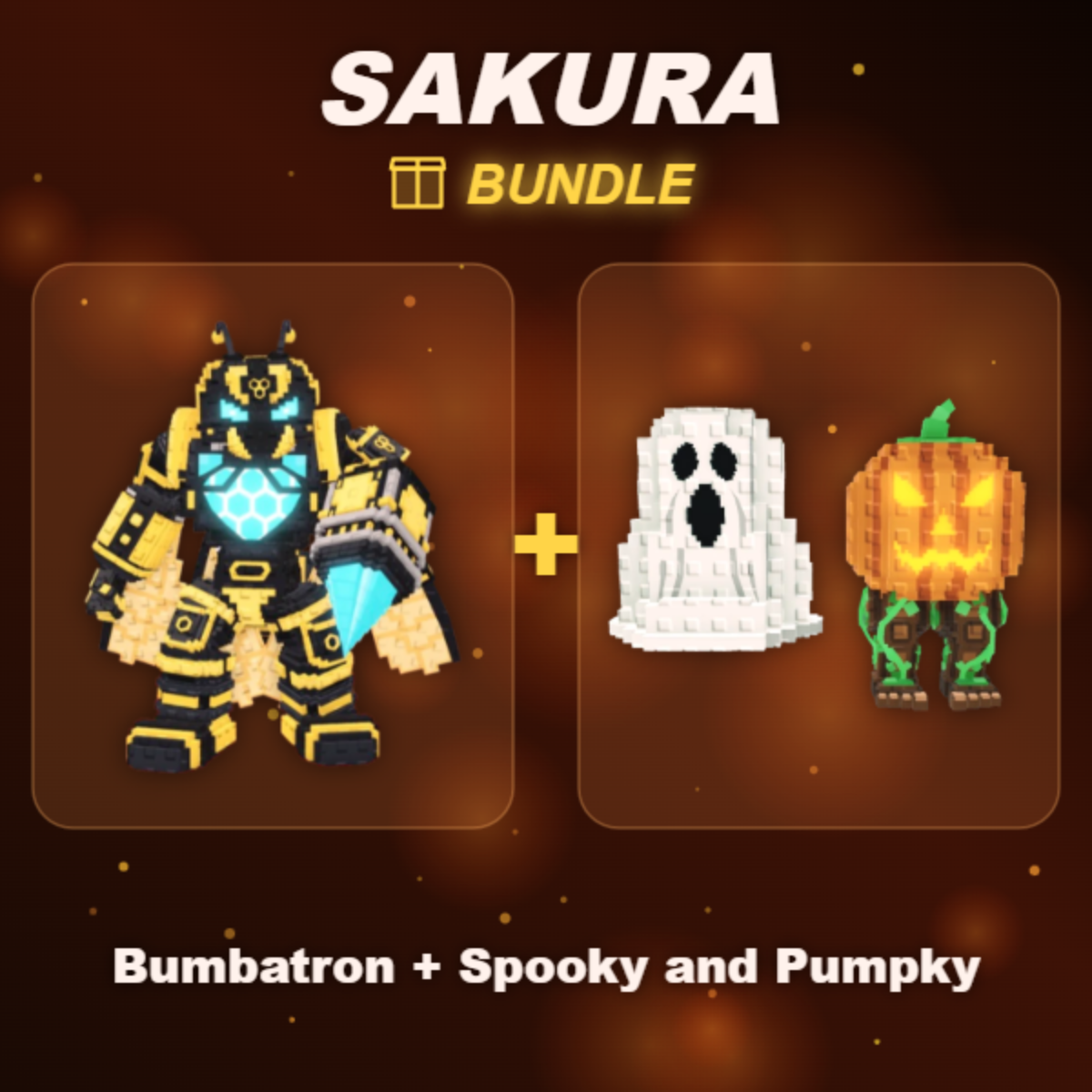📦 BUNDLE ⭐ Bumbatron + Spooky and Pumpky ⭐