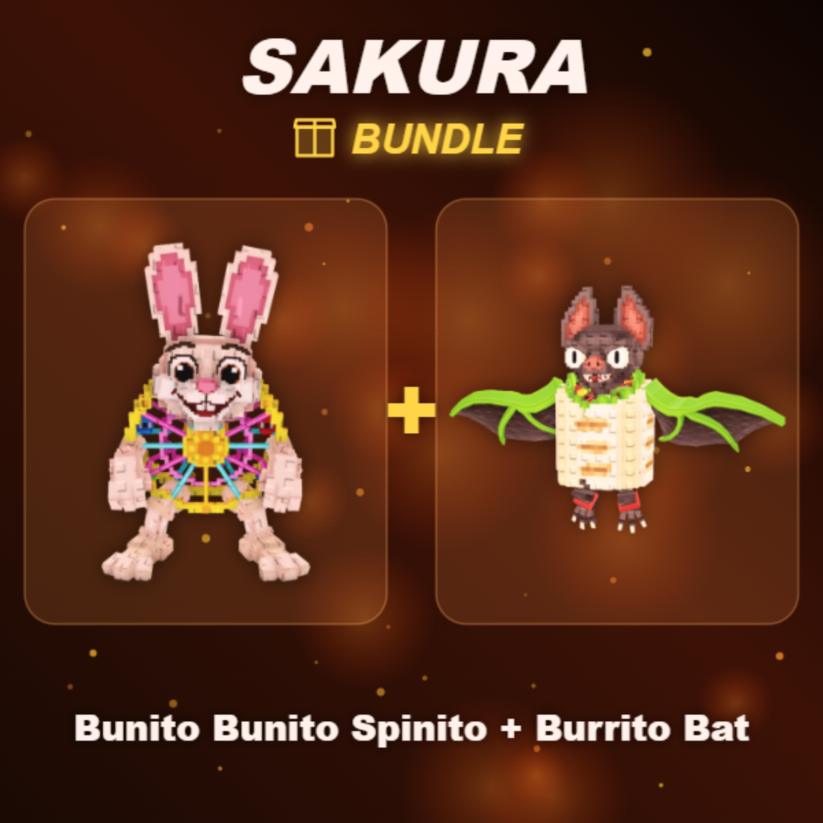 📦 BUNDLE ⭐ Bunito Bunito Spinito + Burrito Bat ⭐