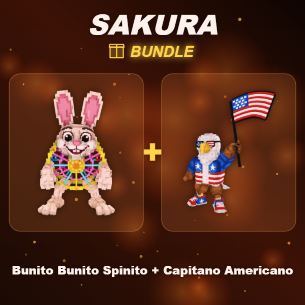 📦 BUNDLE ⭐ Bunito Bunito Spinito + Capitano Americano ⭐